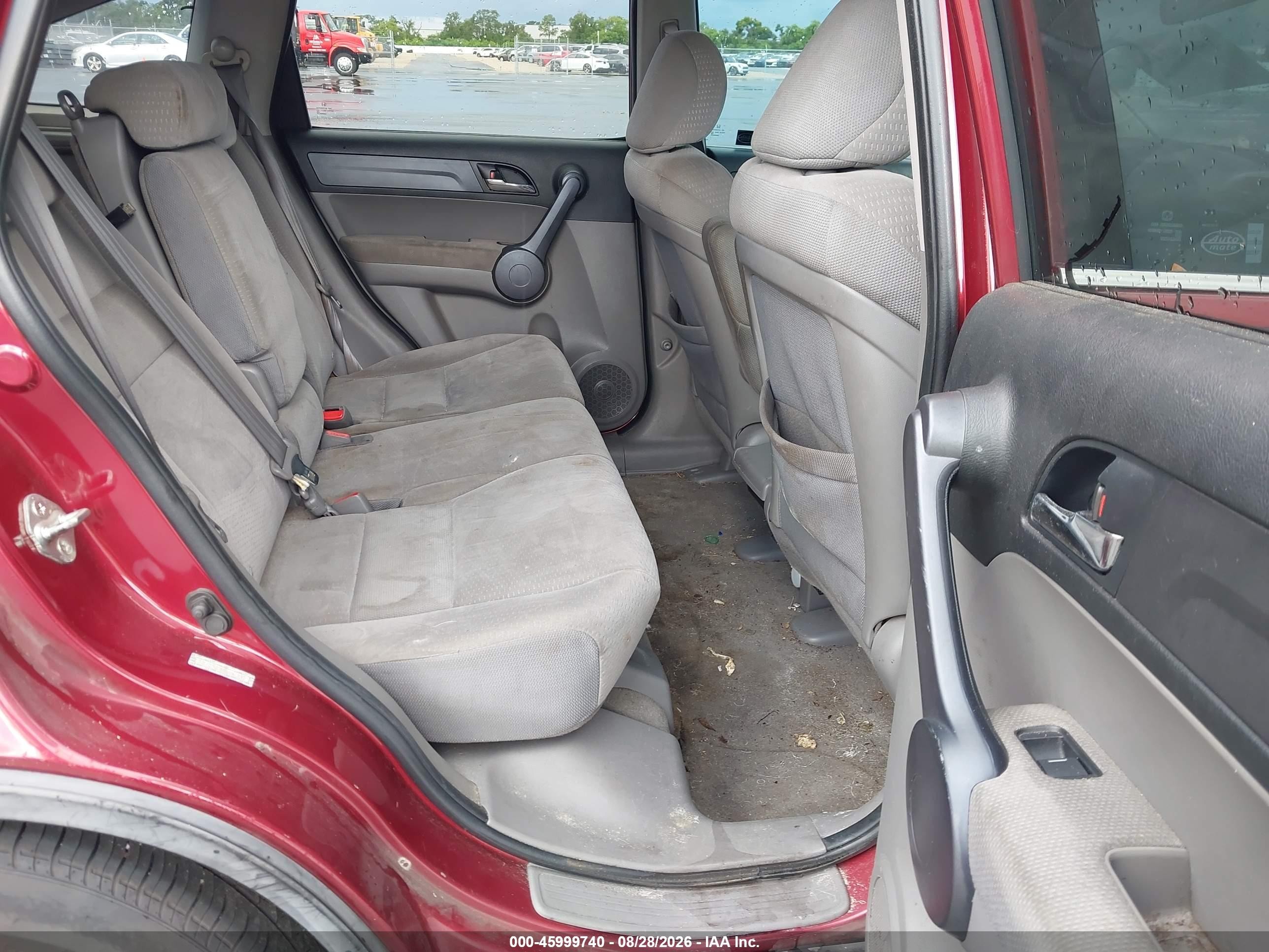2009 Honda Cr-v Ex Maroon vin: 5J6RE48569L011543