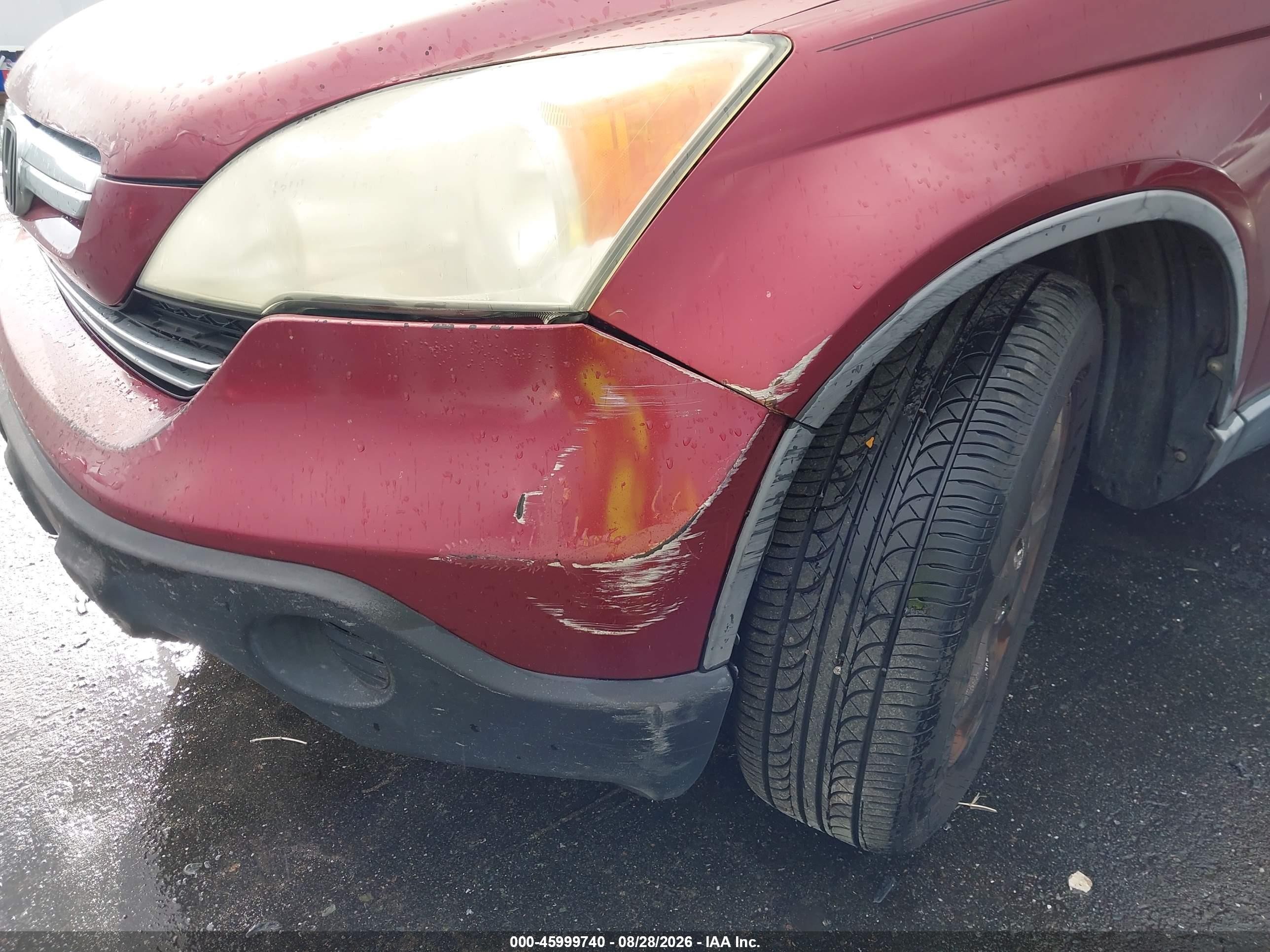 2009 Honda Cr-v Ex Maroon vin: 5J6RE48569L011543