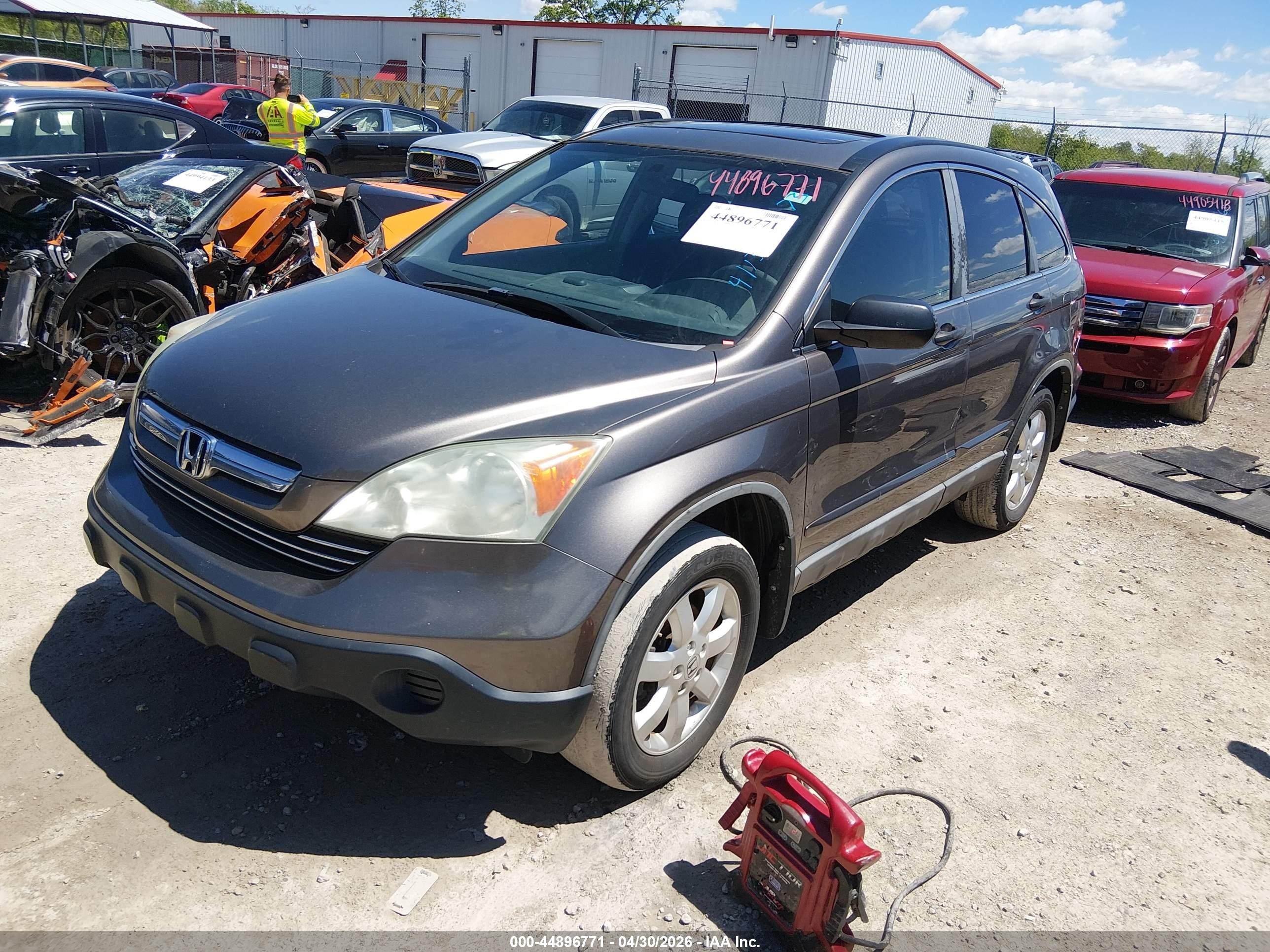 2009 Honda Cr-v Ex Gray vin: 5J6RE48569L011963