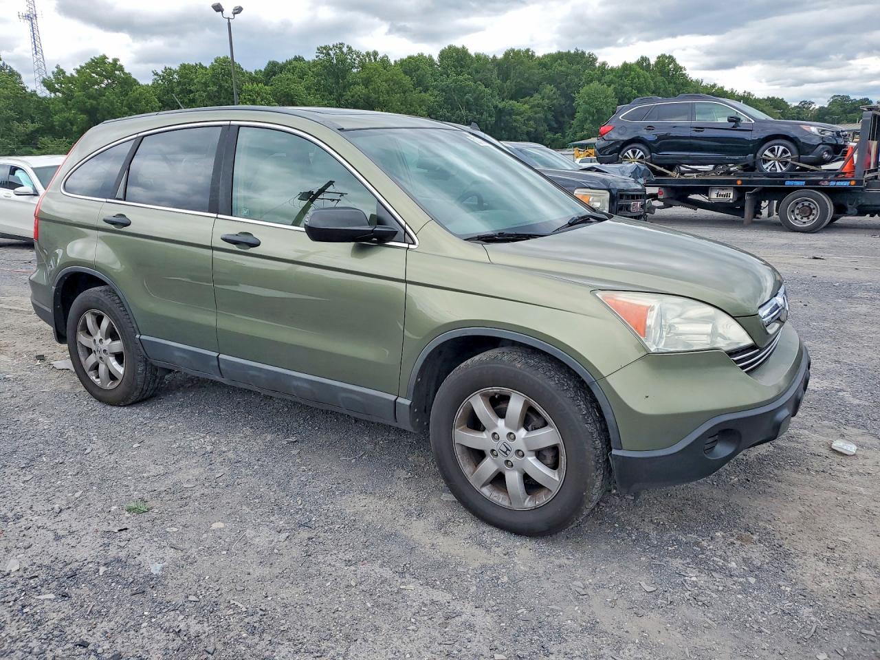 2009 Honda Cr-v Ex Green vin: 5J6RE48569L021831
