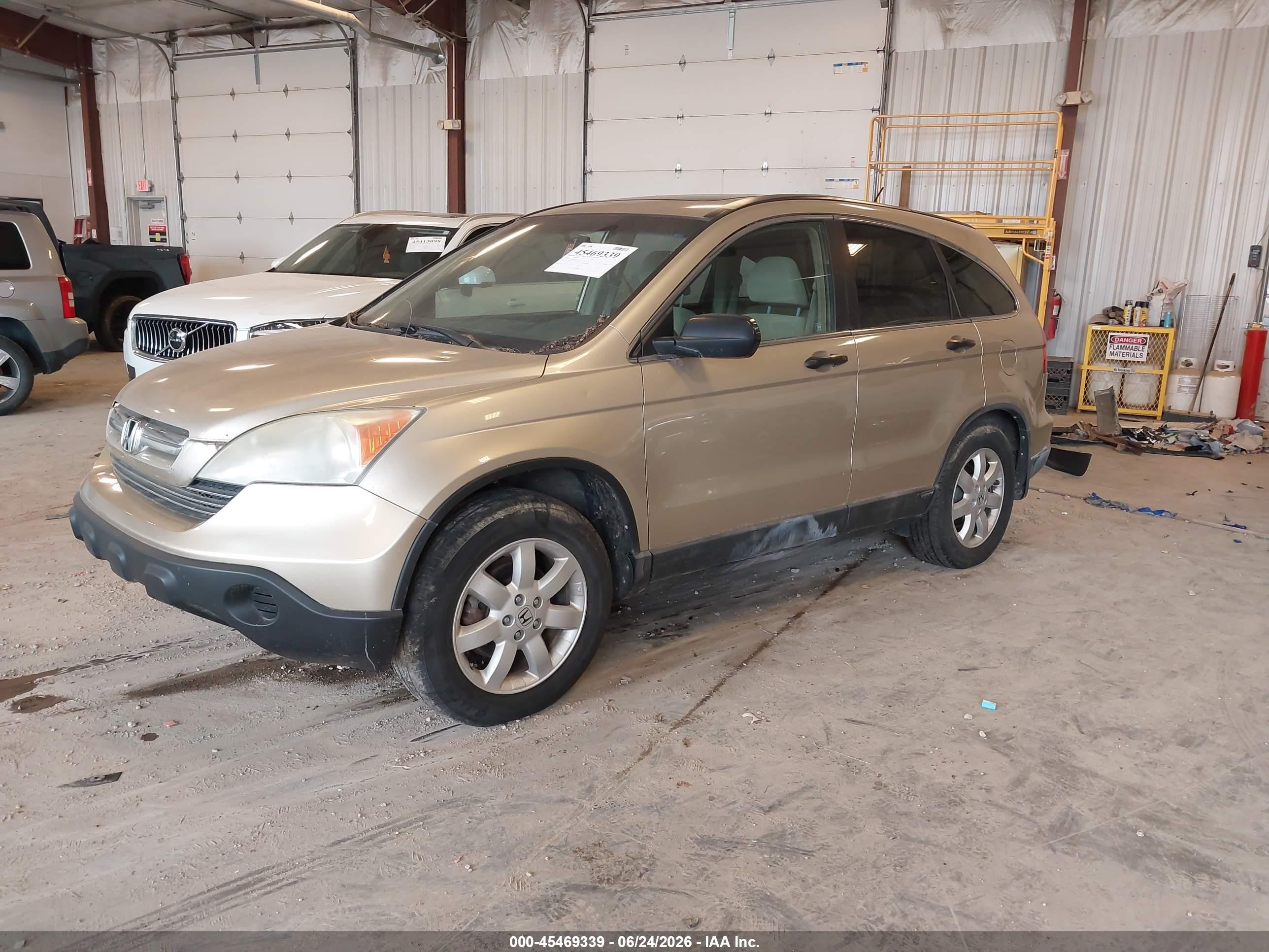 2009 Honda Cr-v Ex Tan vin: 5J6RE48569L022736