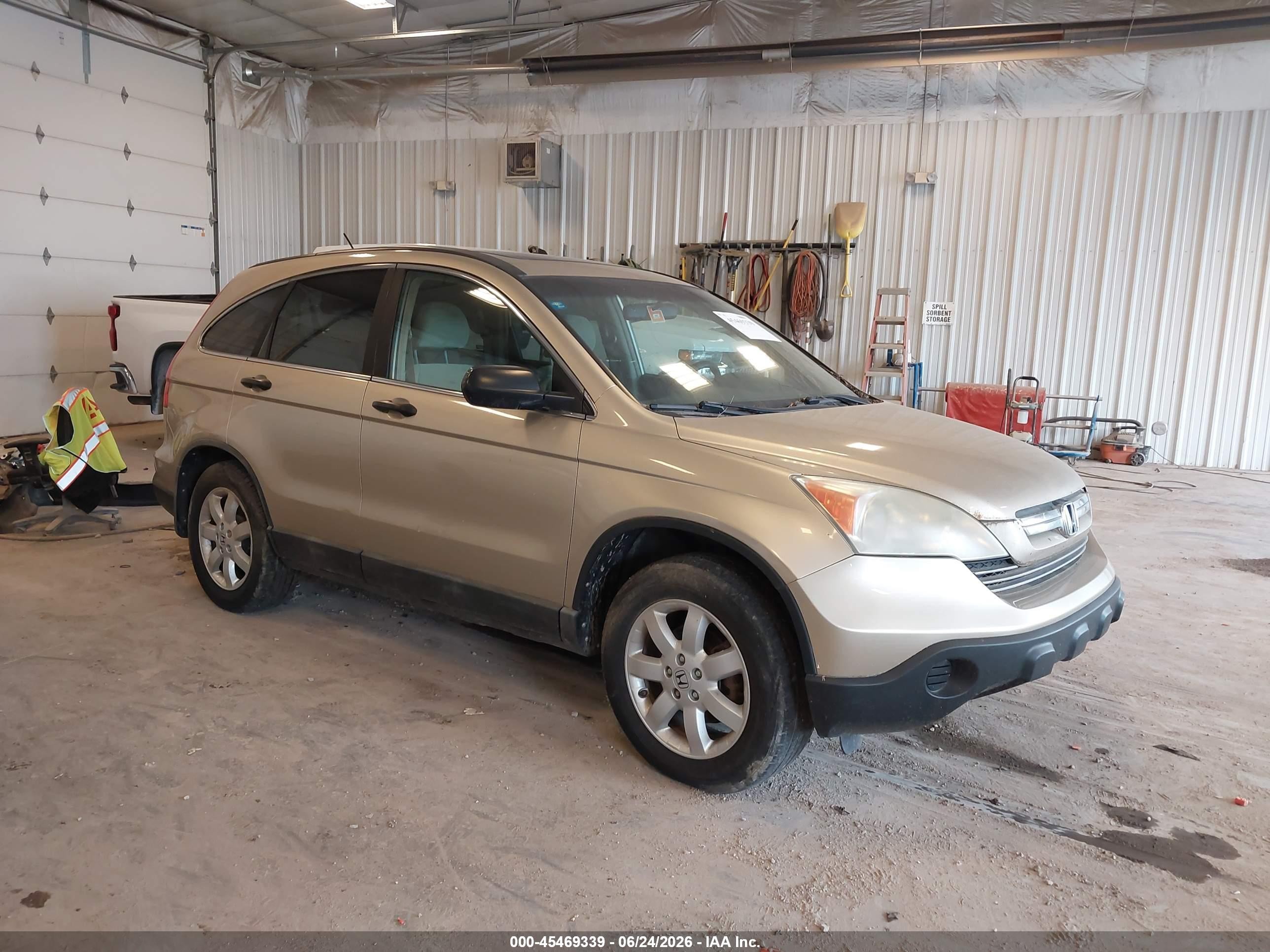 2009 Honda Cr-v Ex Tan vin: 5J6RE48569L022736