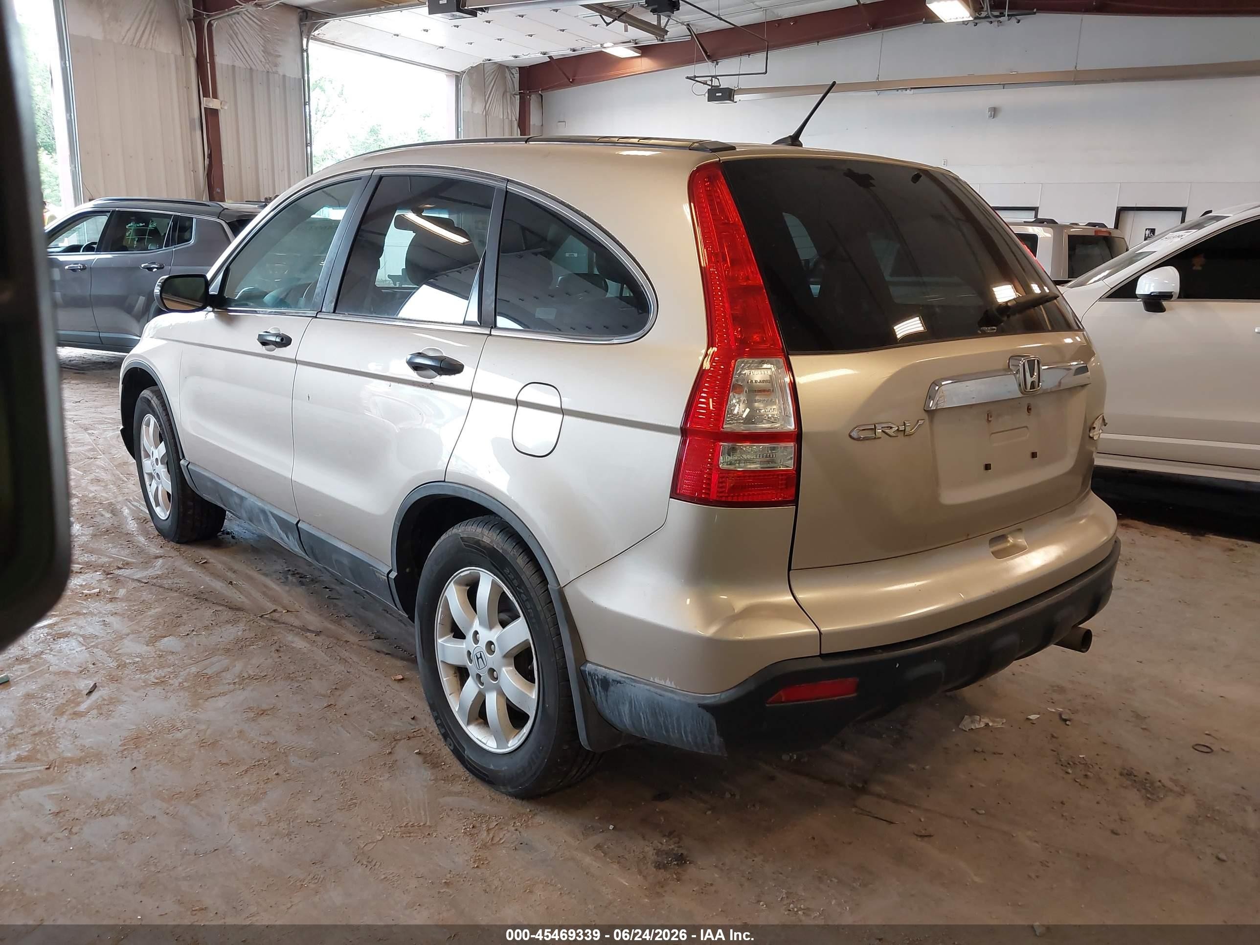 2009 Honda Cr-v Ex Tan vin: 5J6RE48569L022736