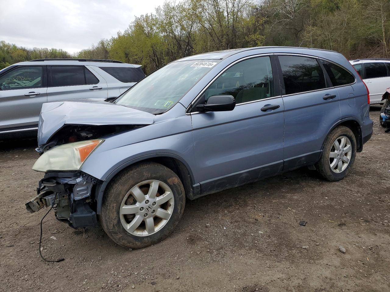 2009 Honda Cr-v Ex Blue vin: 5J6RE48569L022901