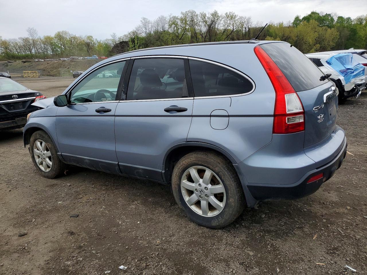 2009 Honda Cr-v Ex Blue vin: 5J6RE48569L022901