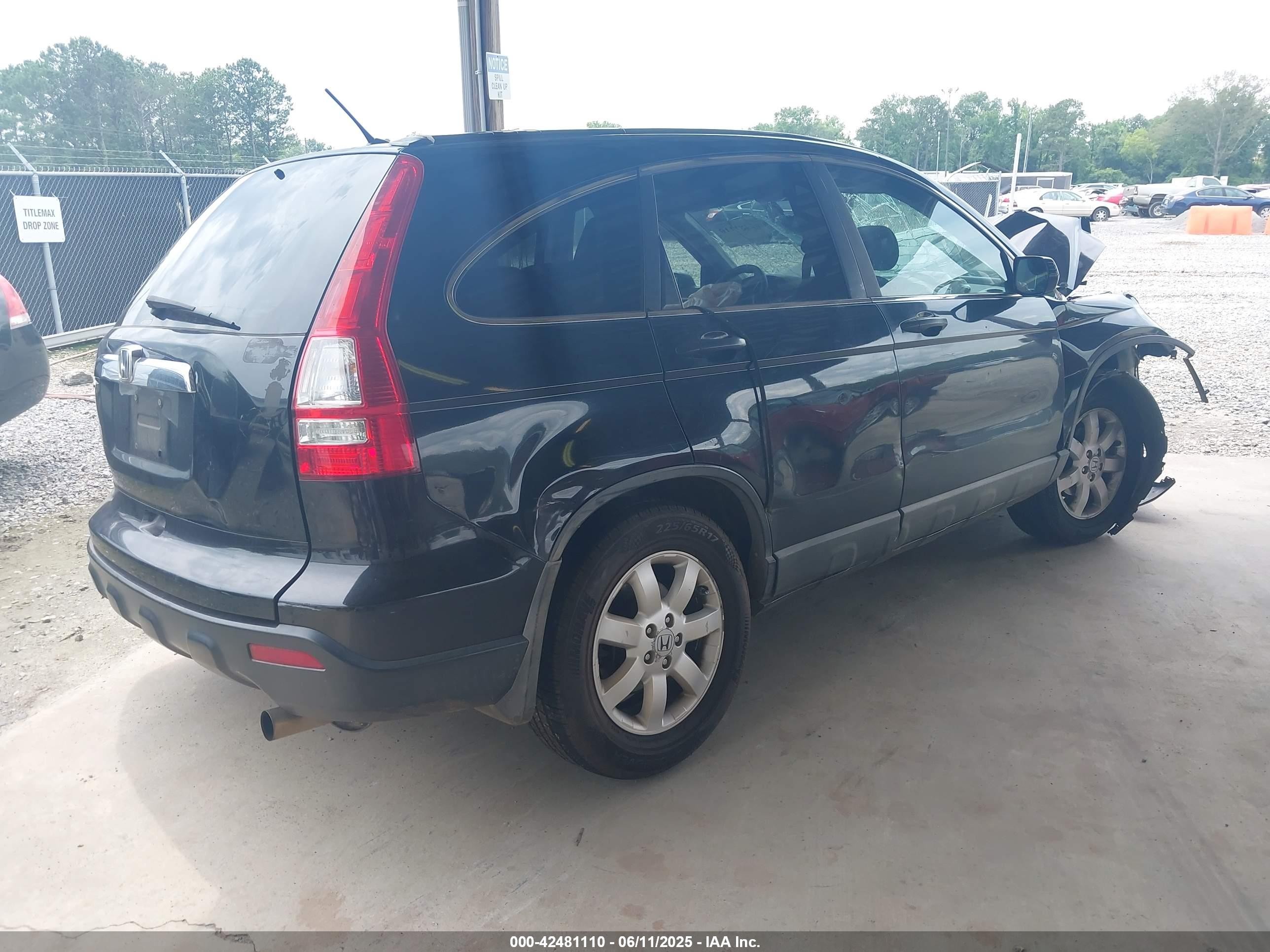 2009 Honda Cr-v Ex Black vin: 5J6RE48569L032649