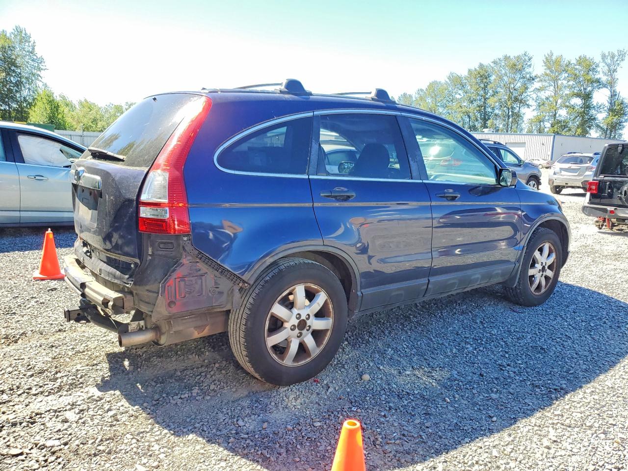2009 Honda Cr-v Ex Синий vin: 5J6RE48569L033820