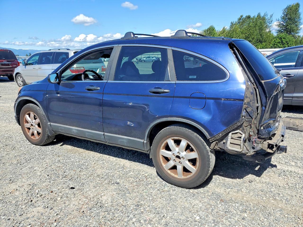 2009 Honda Cr-v Ex Синий vin: 5J6RE48569L033820