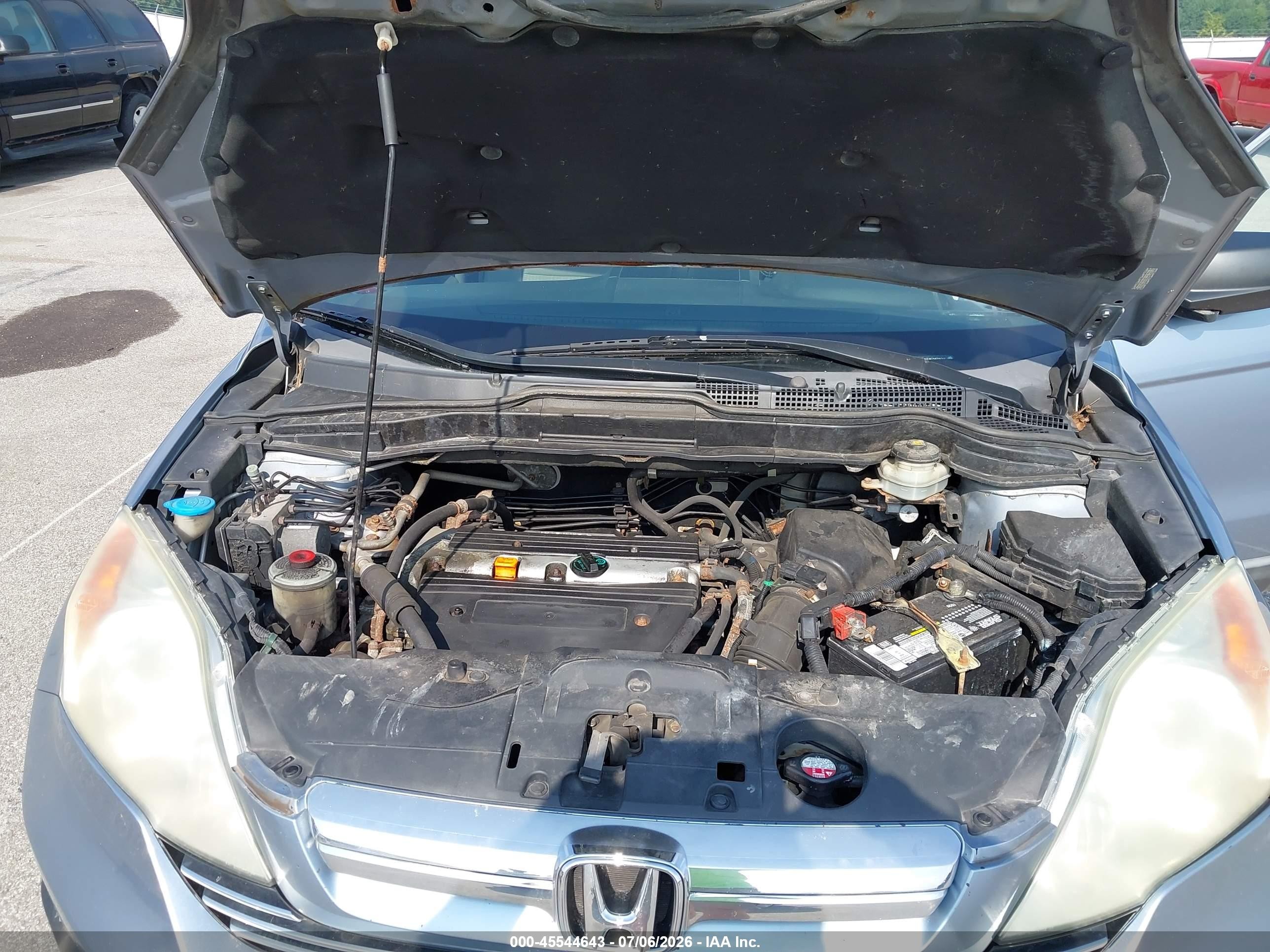 2009 Honda Cr-v Ex Light Blue vin: 5J6RE48569L067532