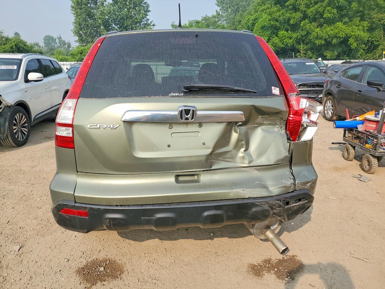 2009 Honda Cr-v Ex Green vin: 5J6RE48569L804695