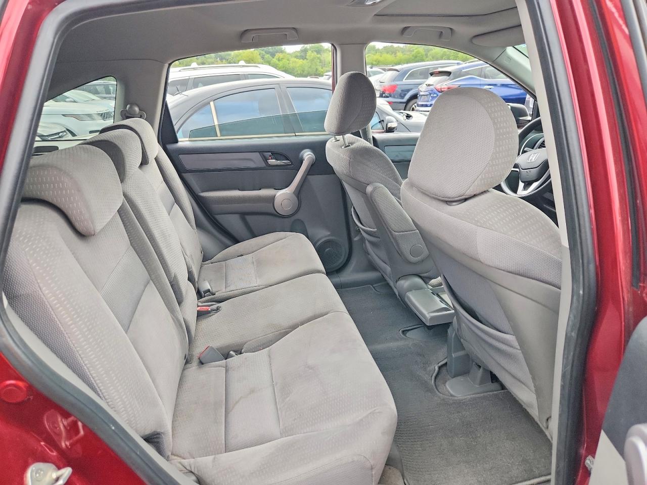 2007 Honda Cr-v Ex Red vin: 5J6RE48577L811183