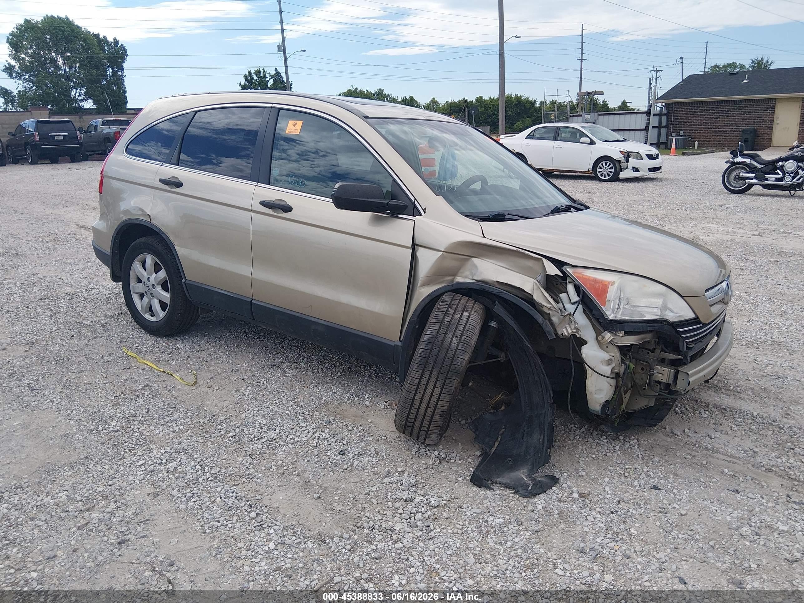 2008 Honda Cr-v Ex Gold vin: 5J6RE48578L047157