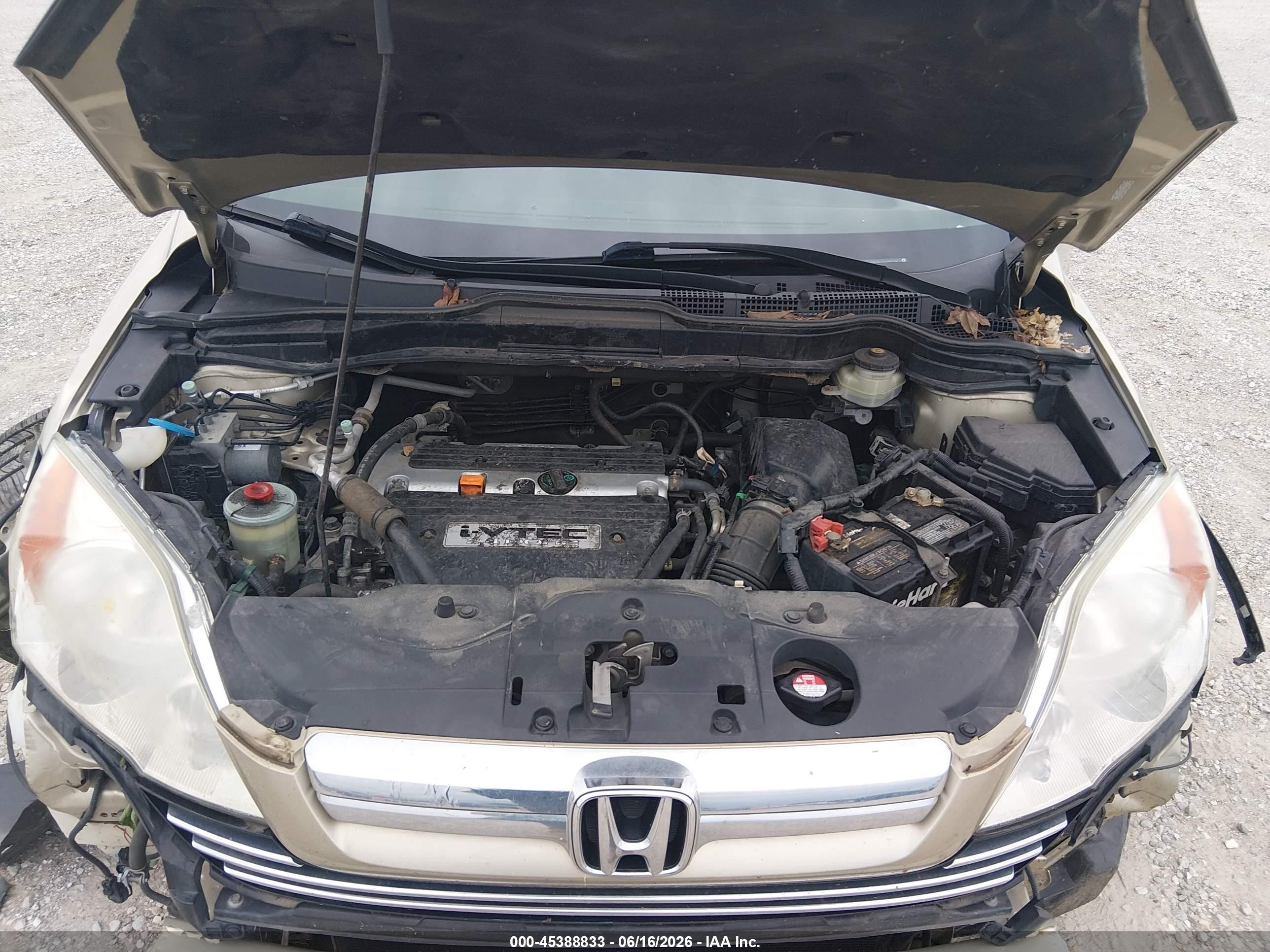 2008 Honda Cr-v Ex Золотой vin: 5J6RE48578L047157