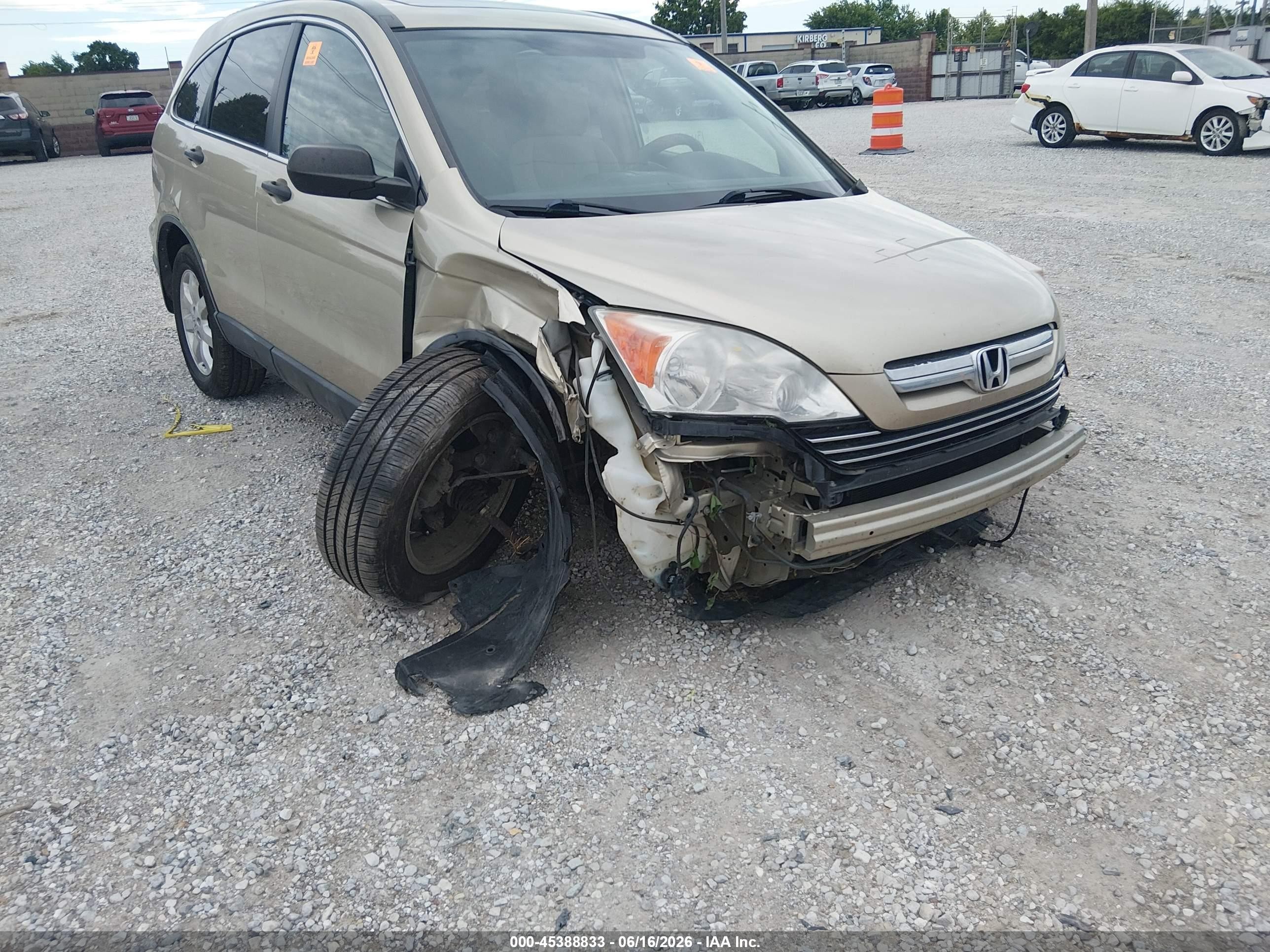 2008 Honda Cr-v Ex Золотой vin: 5J6RE48578L047157