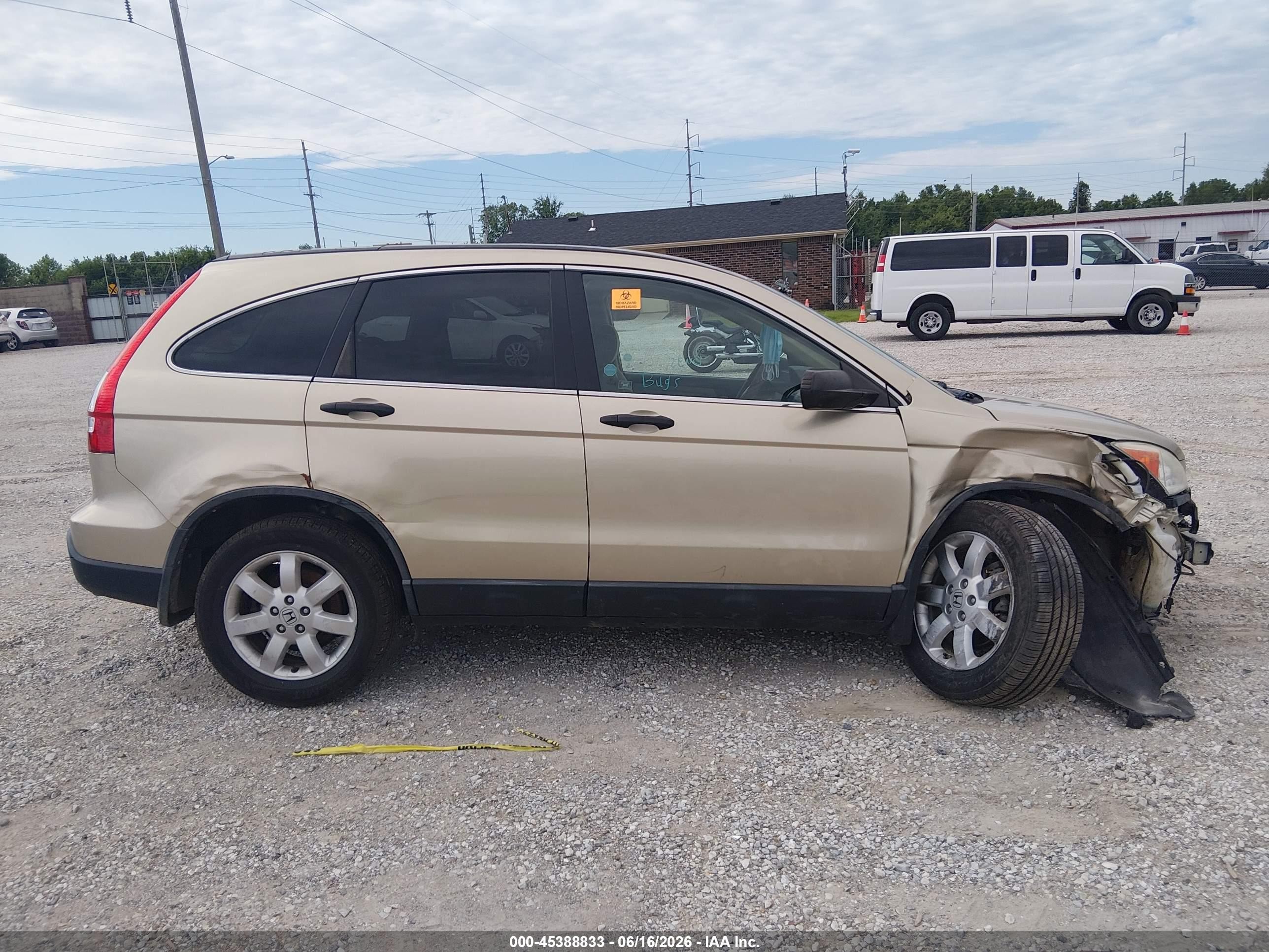 2008 Honda Cr-v Ex Золотой vin: 5J6RE48578L047157
