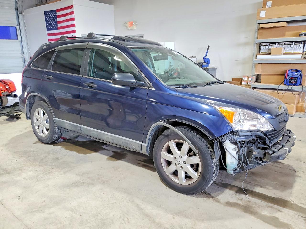 2009 Honda Crv Ex-l Blue vin: 5J6RE48579L009882