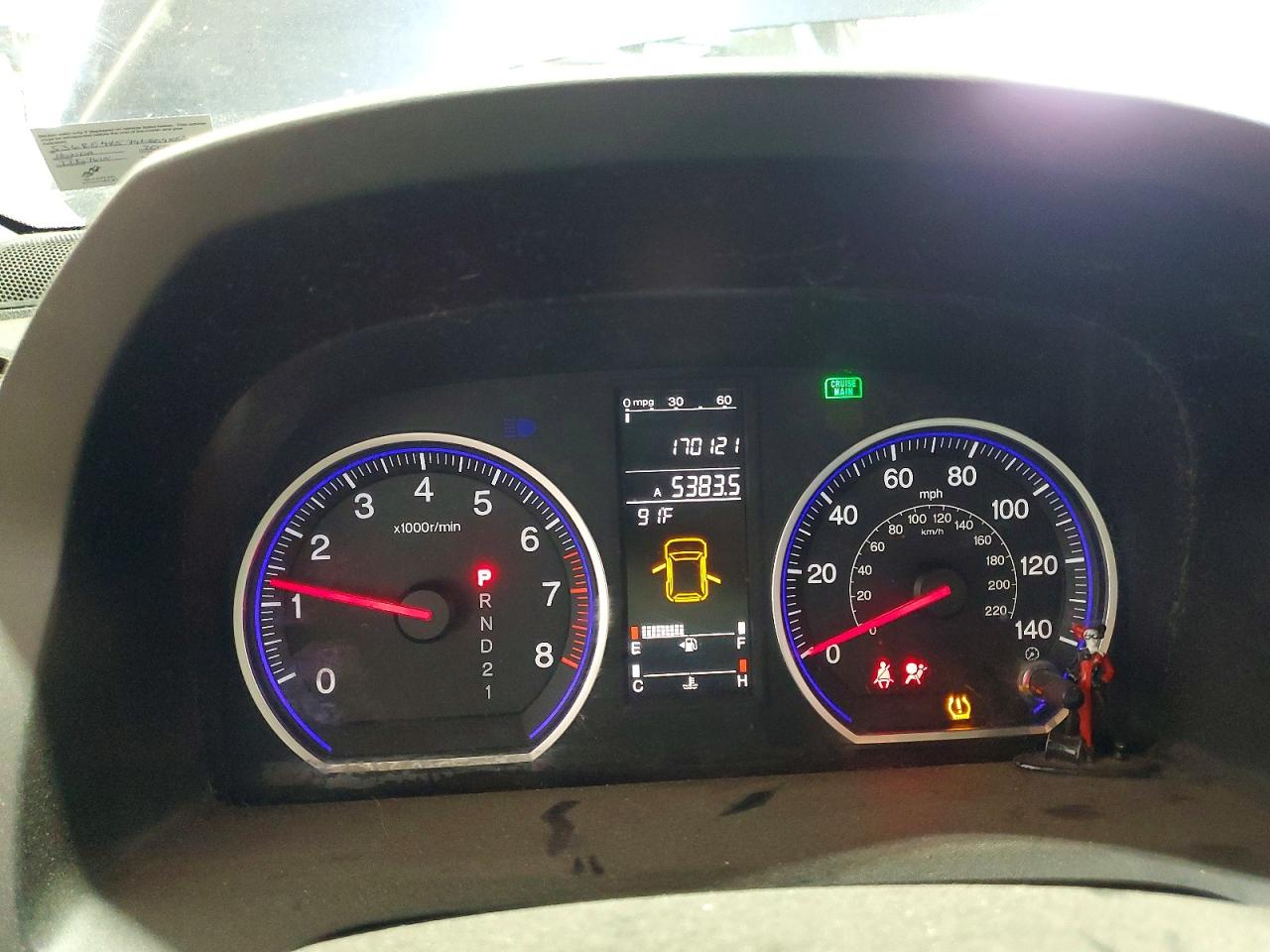 2009 Honda Crv Ex-l Blue vin: 5J6RE48579L009882