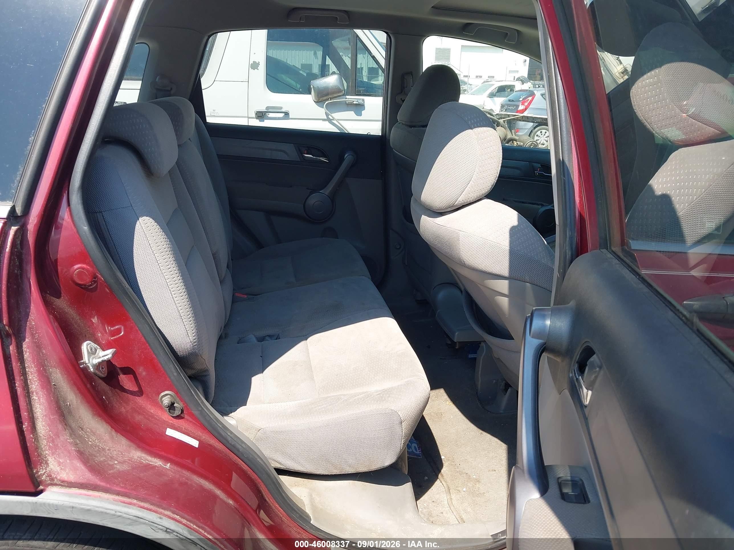 2009 Honda Cr-v Ex Burgundy vin: 5J6RE48579L046088