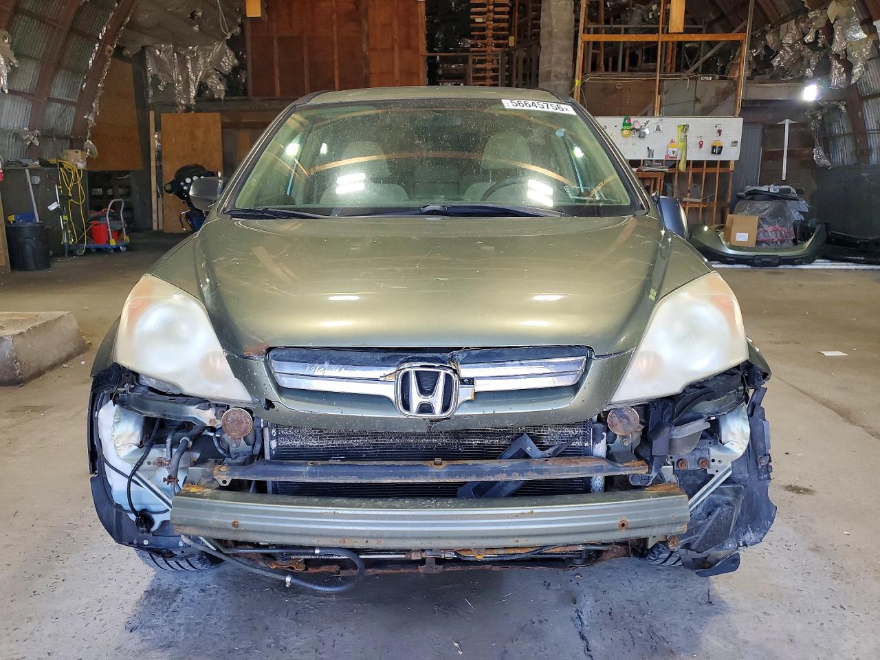 2009 Honda Cr-v Ex Green vin: 5J6RE48579L050013