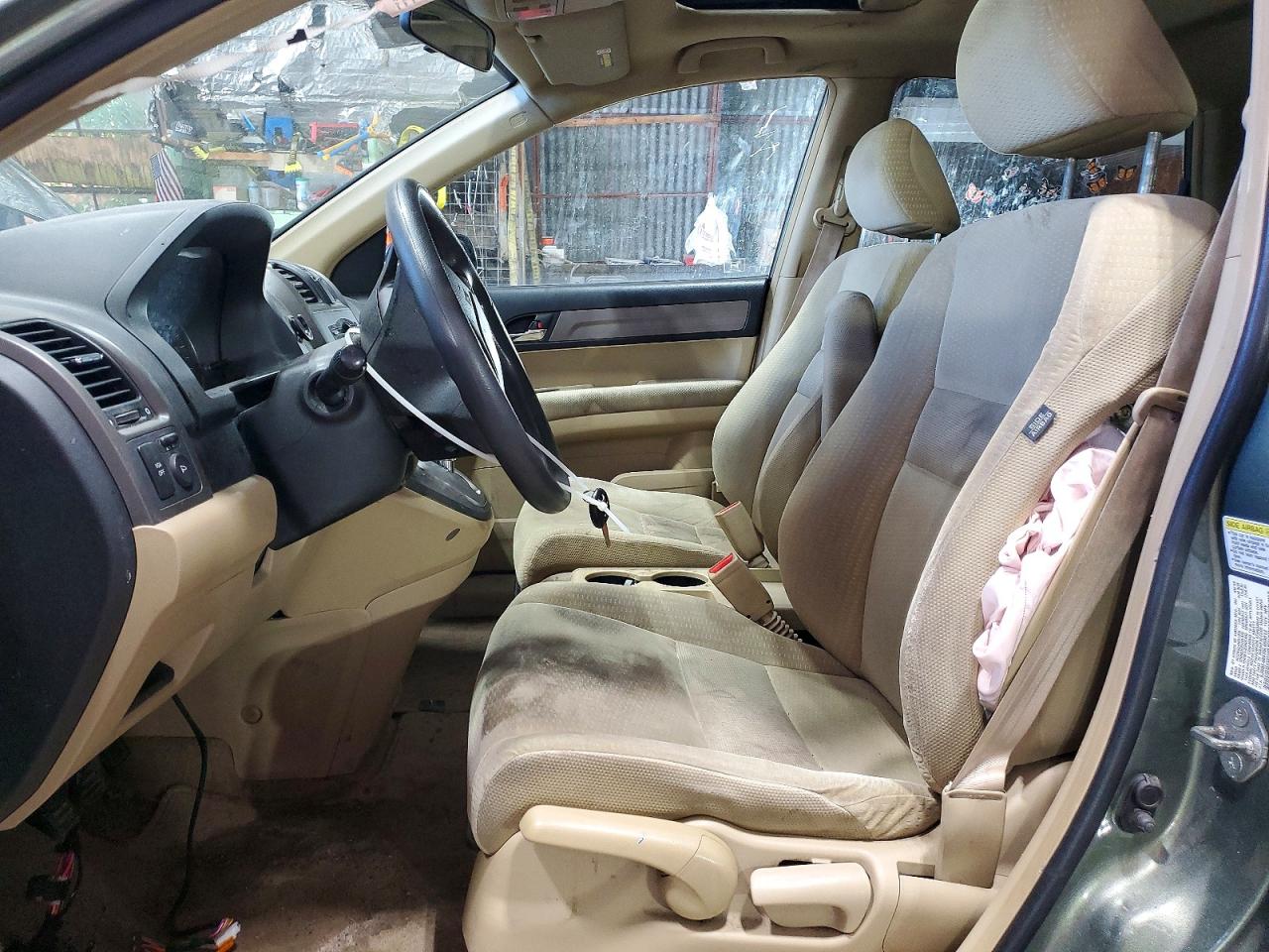 2009 Honda Cr-v Ex Green vin: 5J6RE48579L050013