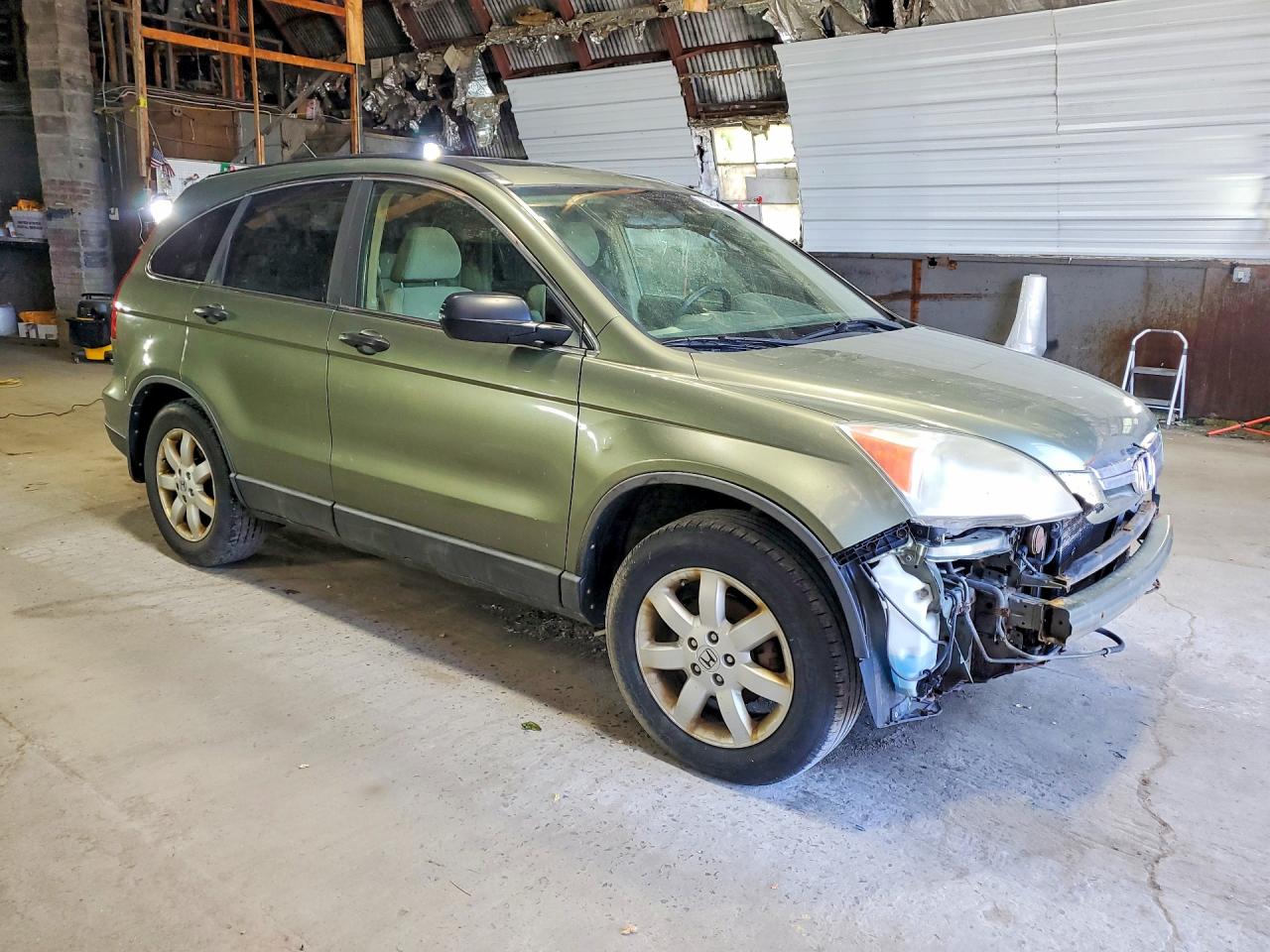 2009 Honda Cr-v Ex Green vin: 5J6RE48579L050013