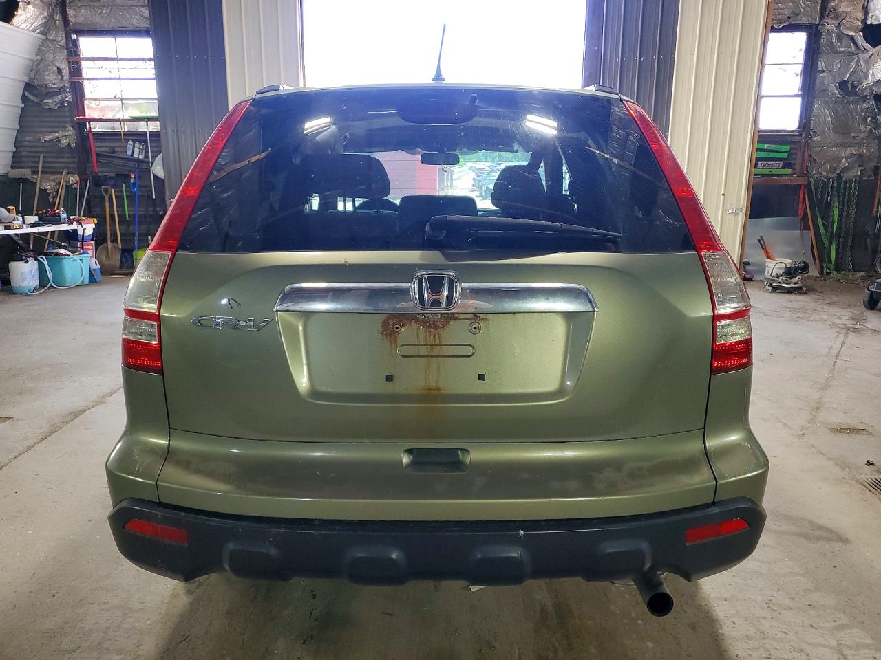 2009 Honda Cr-v Ex Green vin: 5J6RE48579L050013