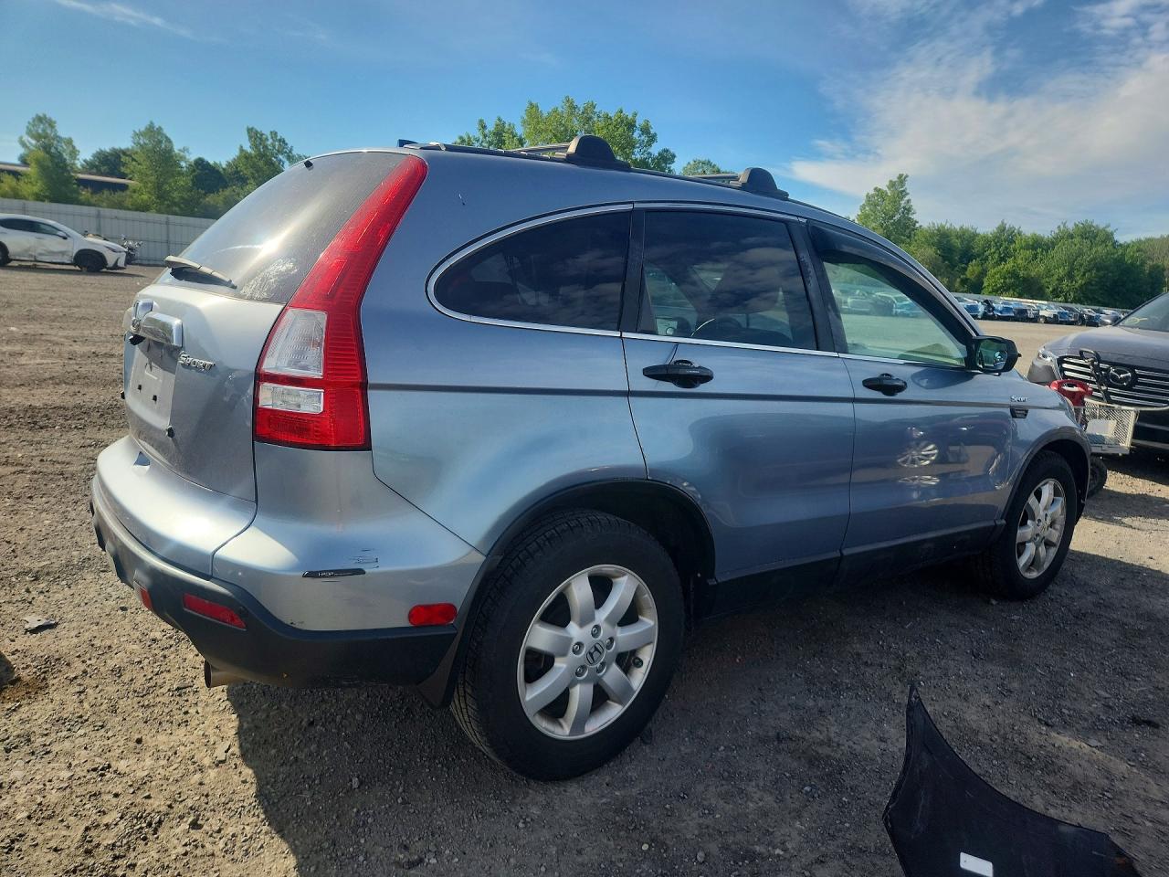 2009 Honda Cr-v Ex Blue vin: 5J6RE48579L055955