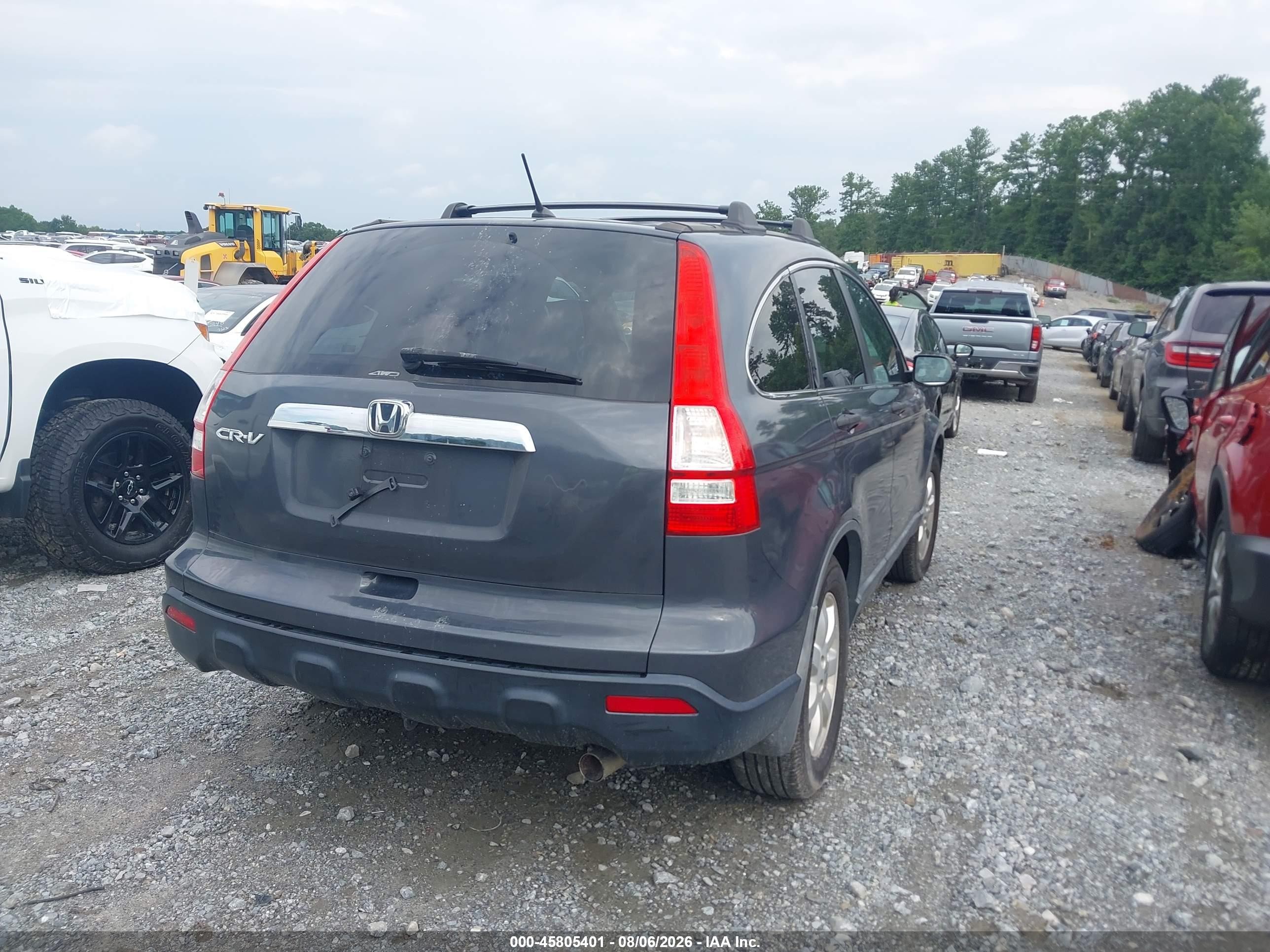 2009 Honda Cr-v Ex Серый vin: 5J6RE48579L059682