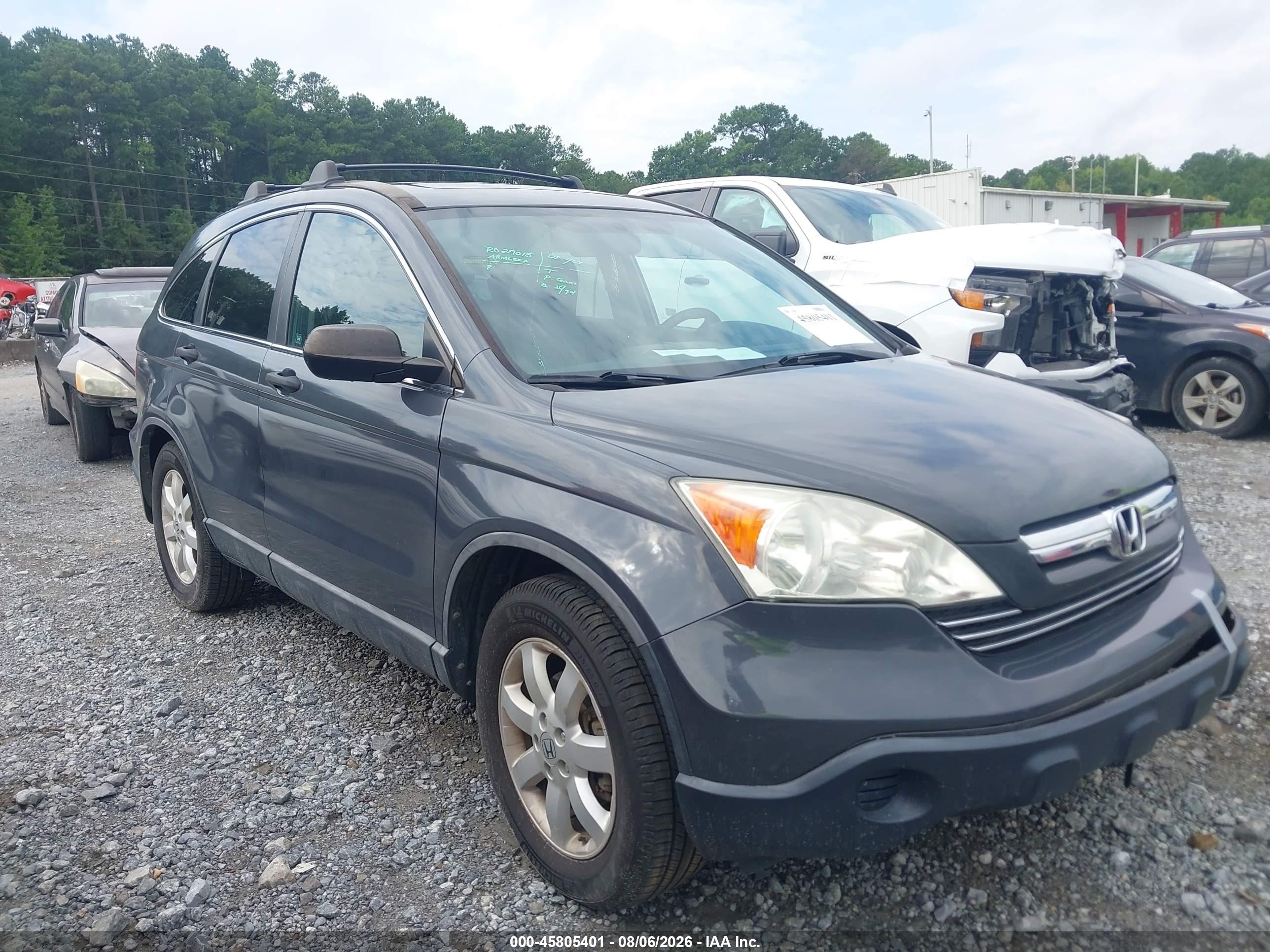 2009 Honda Cr-v Ex Серый vin: 5J6RE48579L059682