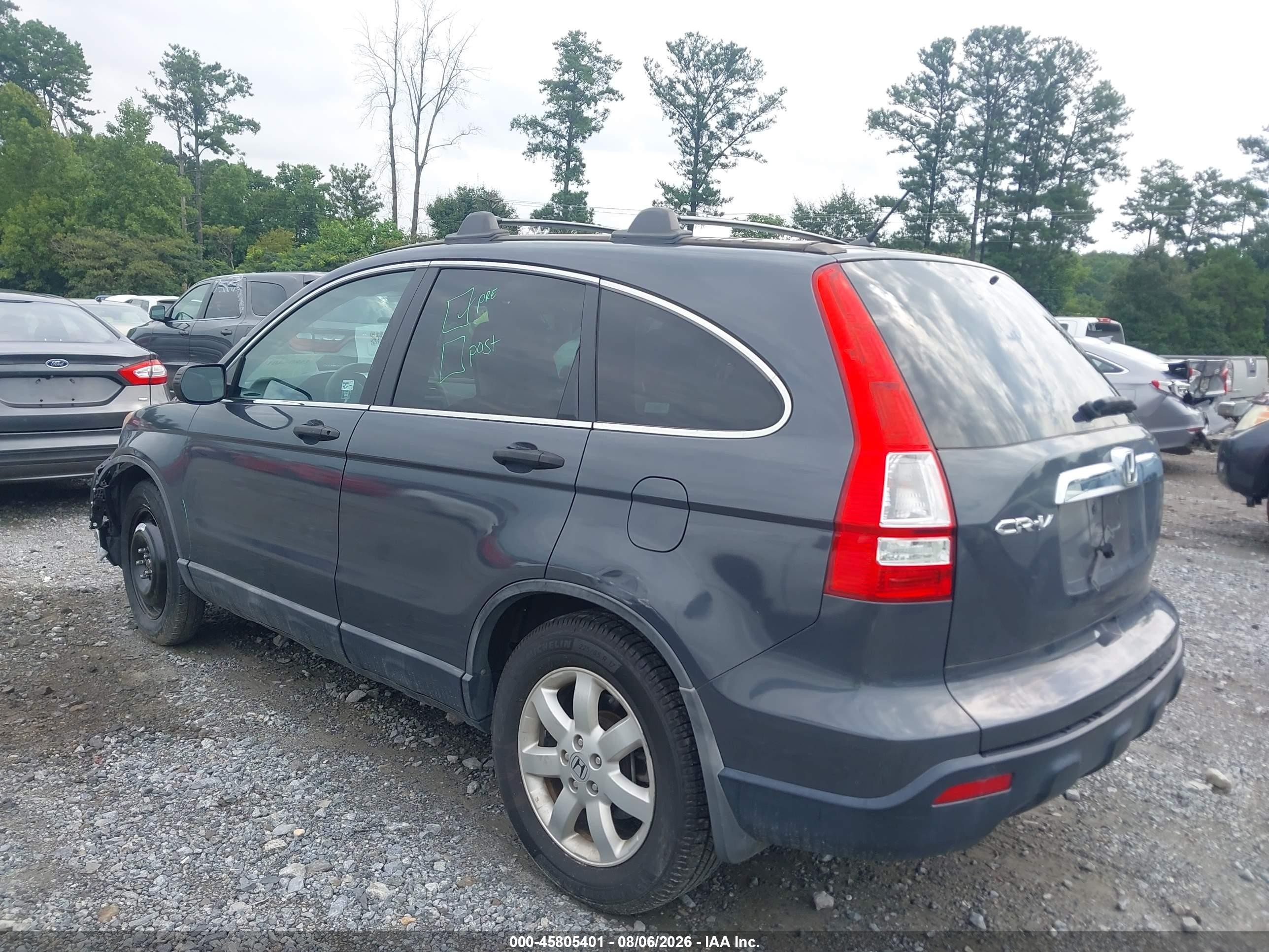 2009 Honda Cr-v Ex Серый vin: 5J6RE48579L059682