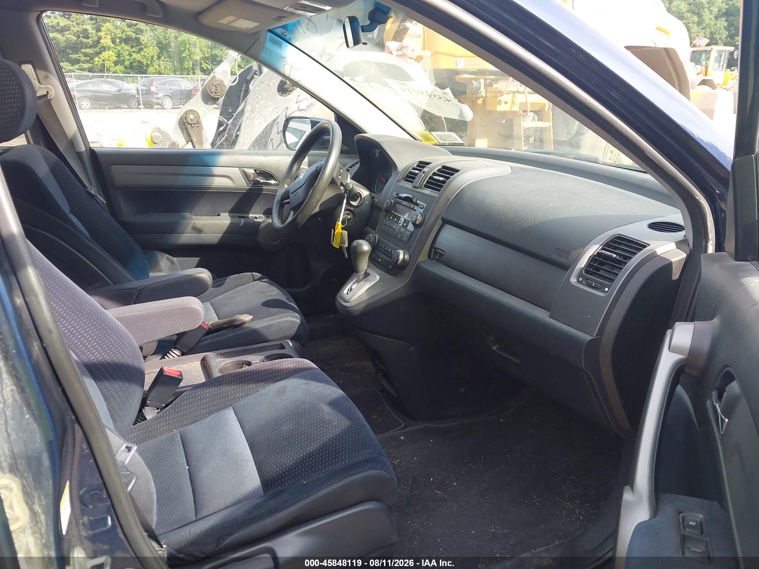 2009 Honda Cr-v Ex Синий vin: 5J6RE48579L063361