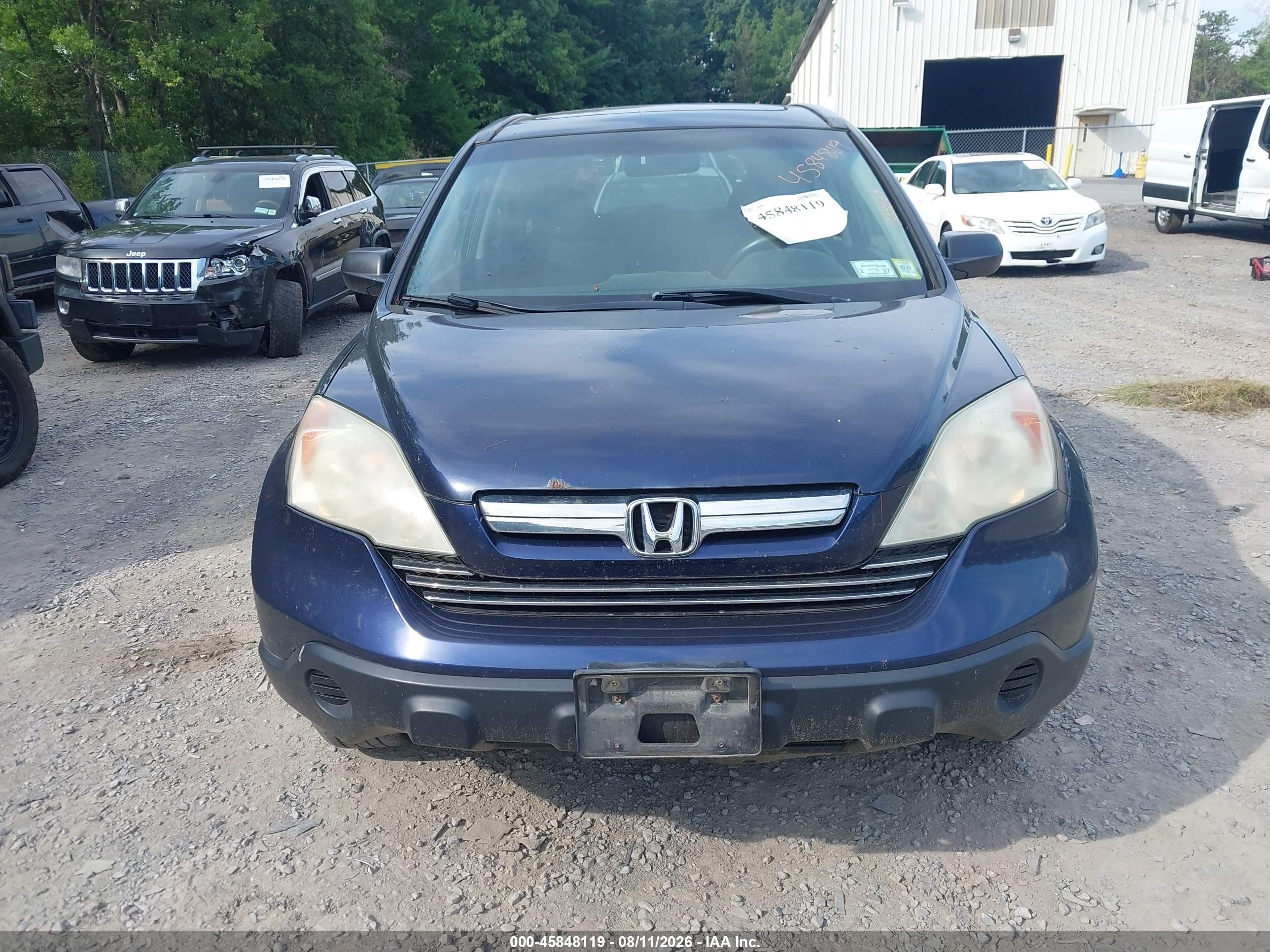 2009 Honda Cr-v Ex Синий vin: 5J6RE48579L063361