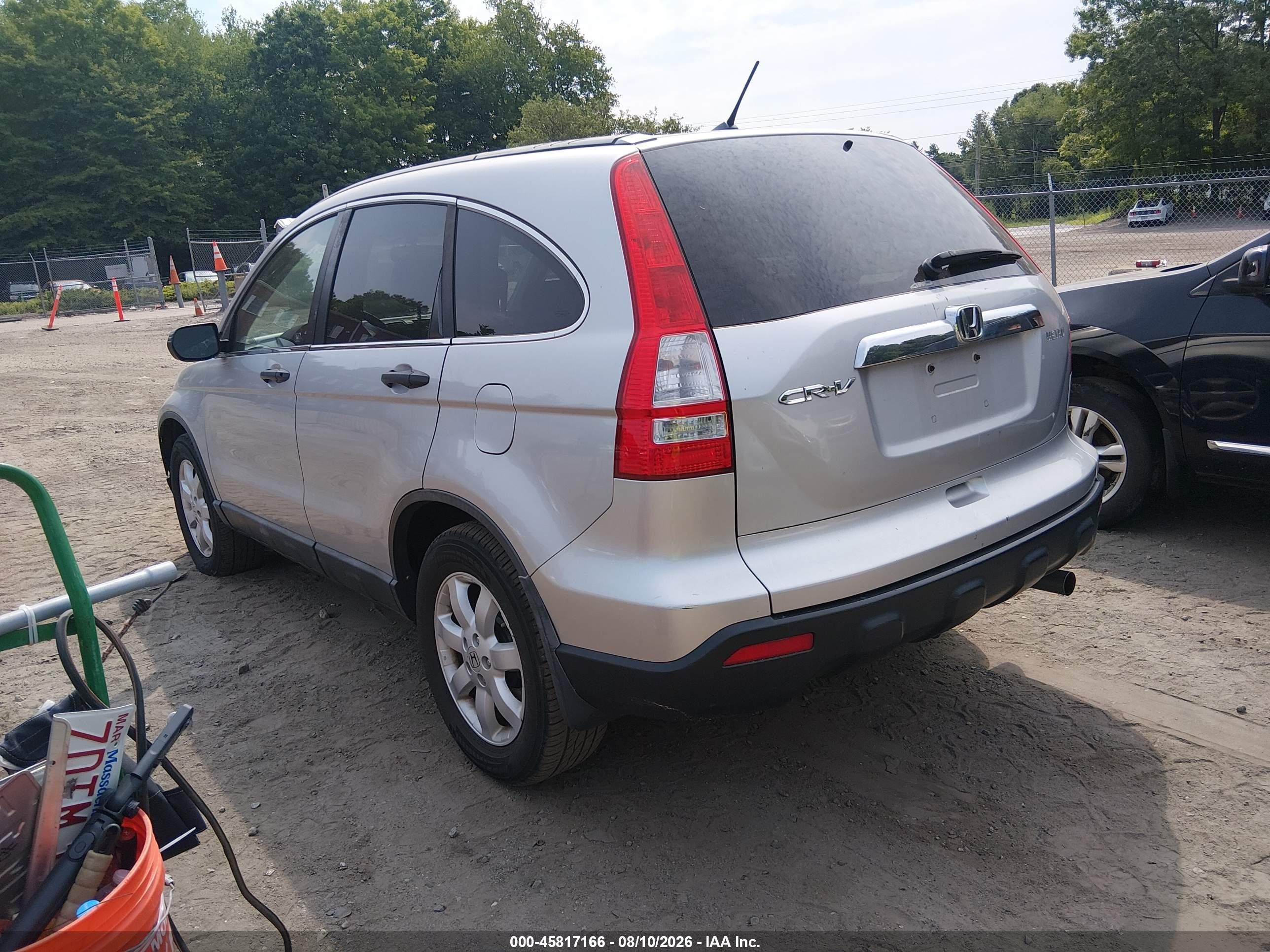 2009 Honda Cr-v Ex Silver vin: 5J6RE48579L065384