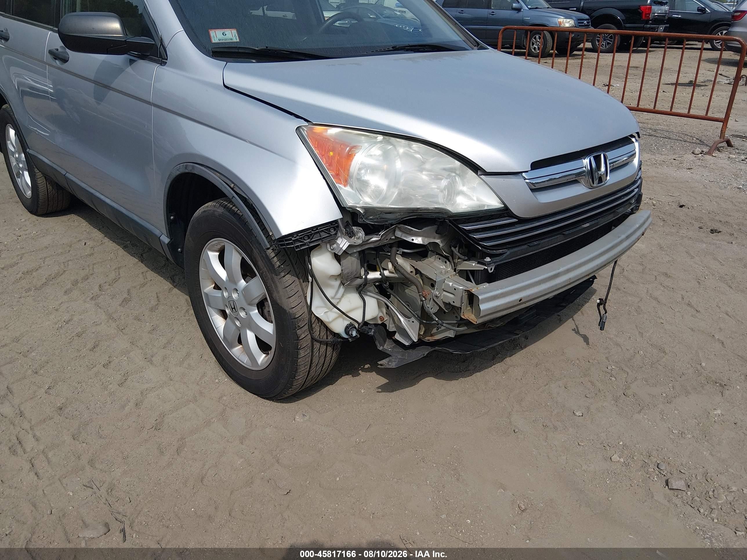 2009 Honda Cr-v Ex Silver vin: 5J6RE48579L065384