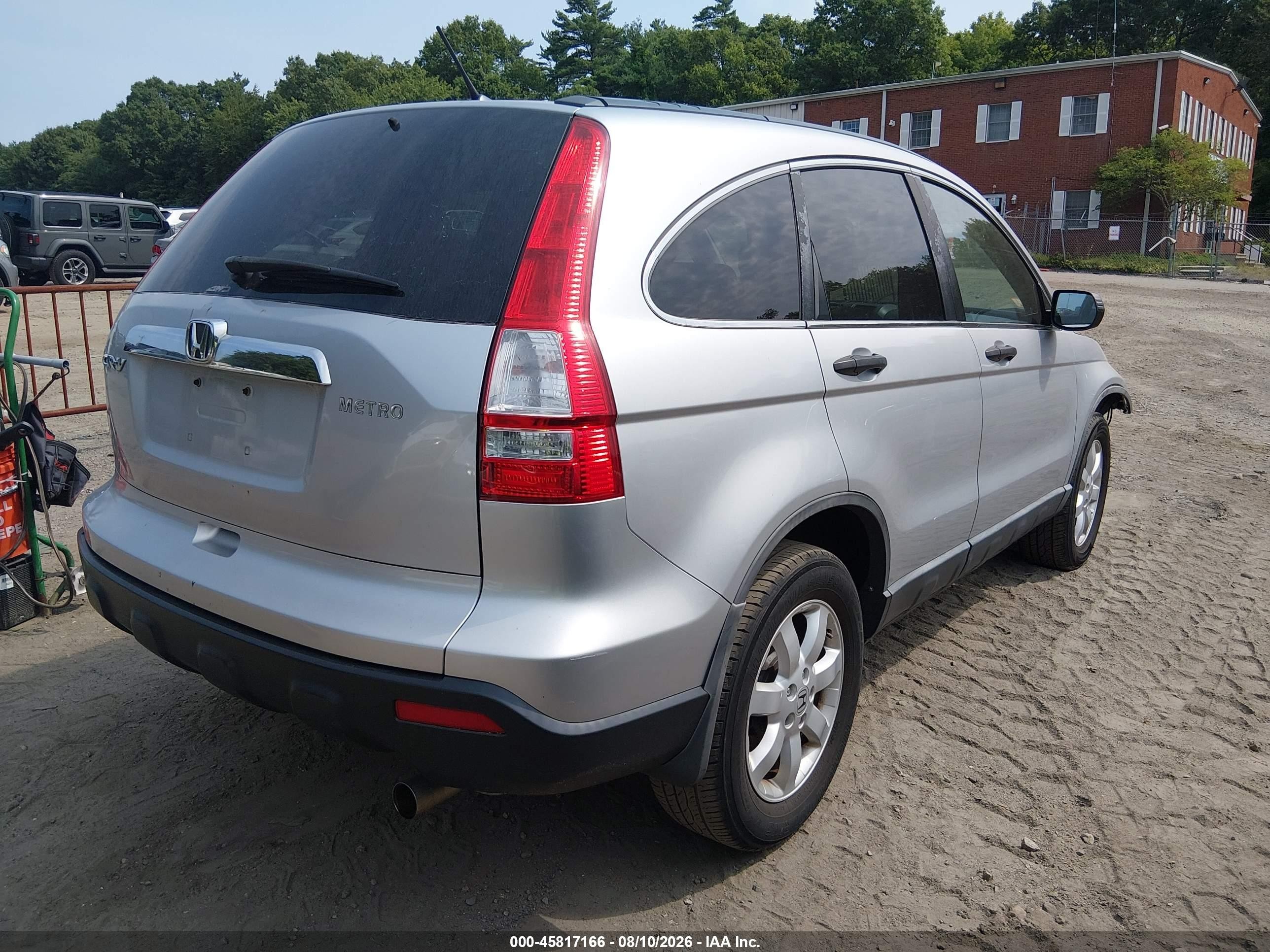 2009 Honda Cr-v Ex Silver vin: 5J6RE48579L065384