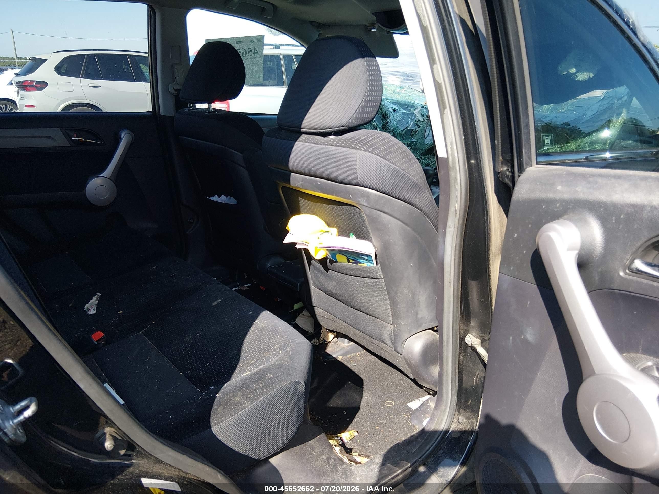 2007 Honda Cr-v Ex Black vin: 5J6RE48587L016630
