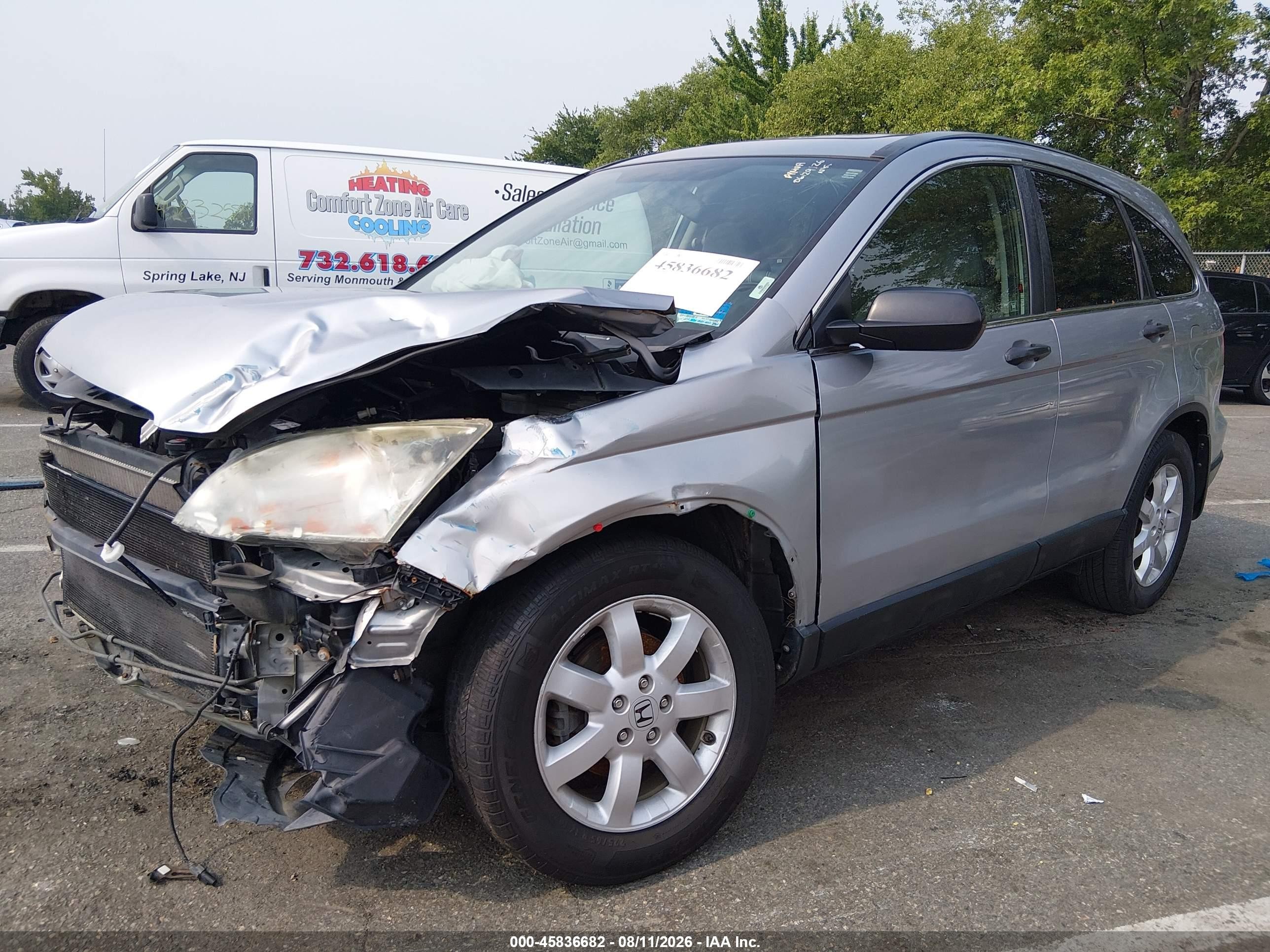 2007 Honda Cr-v Ex Серебряный vin: 5J6RE48587L017194