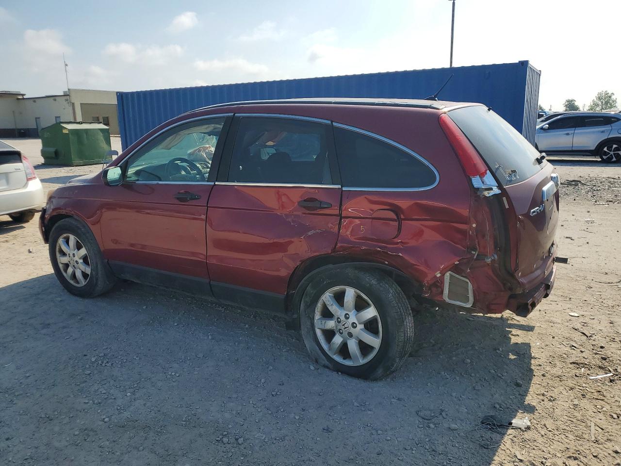2007 Honda Cr-v Ex Burgundy vin: 5J6RE48587L816750