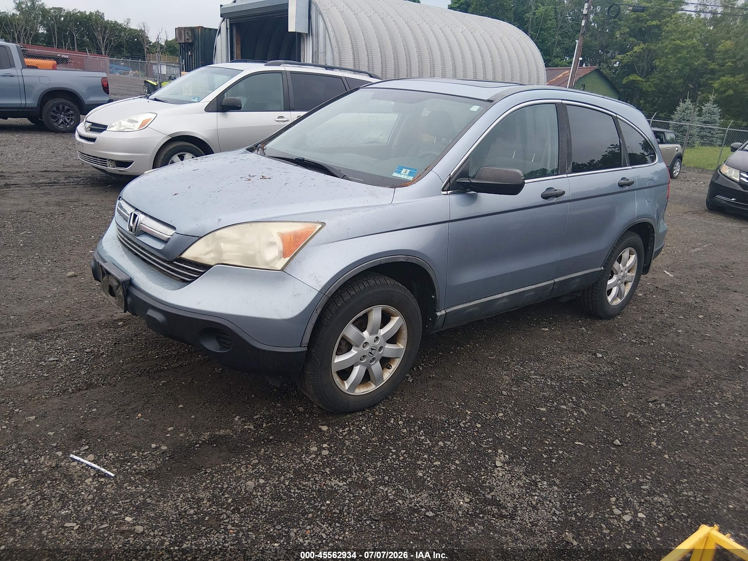 2008 Honda Cr-v Ex Teal vin: 5J6RE48588L006360