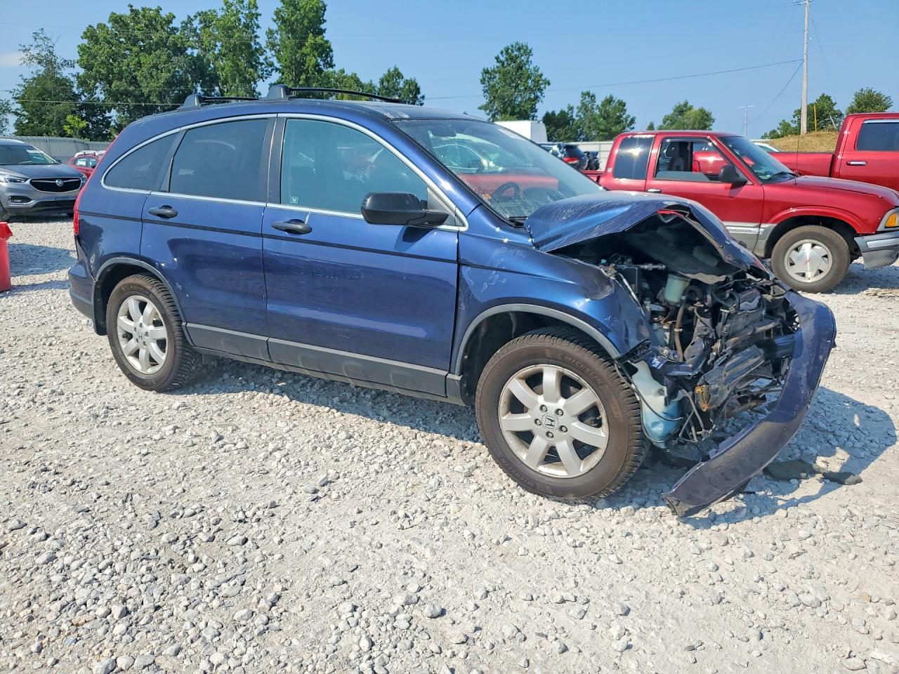 2008 Honda Cr-v Ex Blue vin: 5J6RE48588L008092