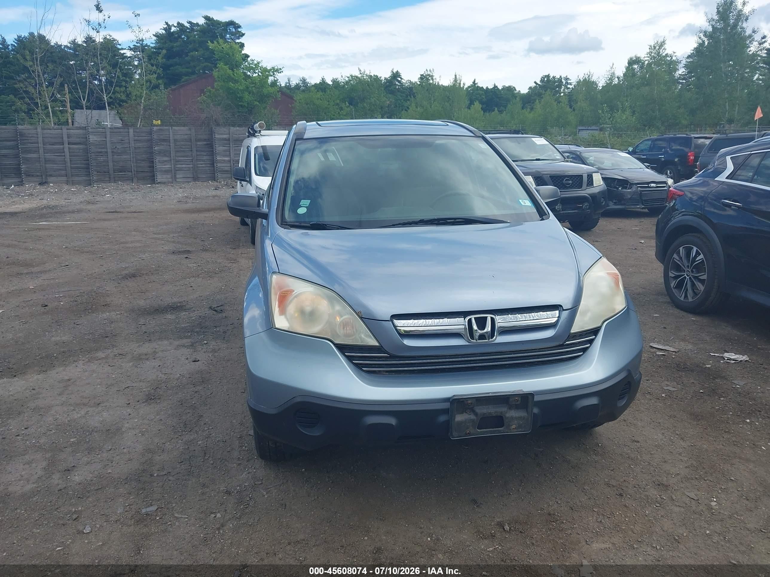 2008 Honda Cr-v Ex Teal vin: 5J6RE48588L046390