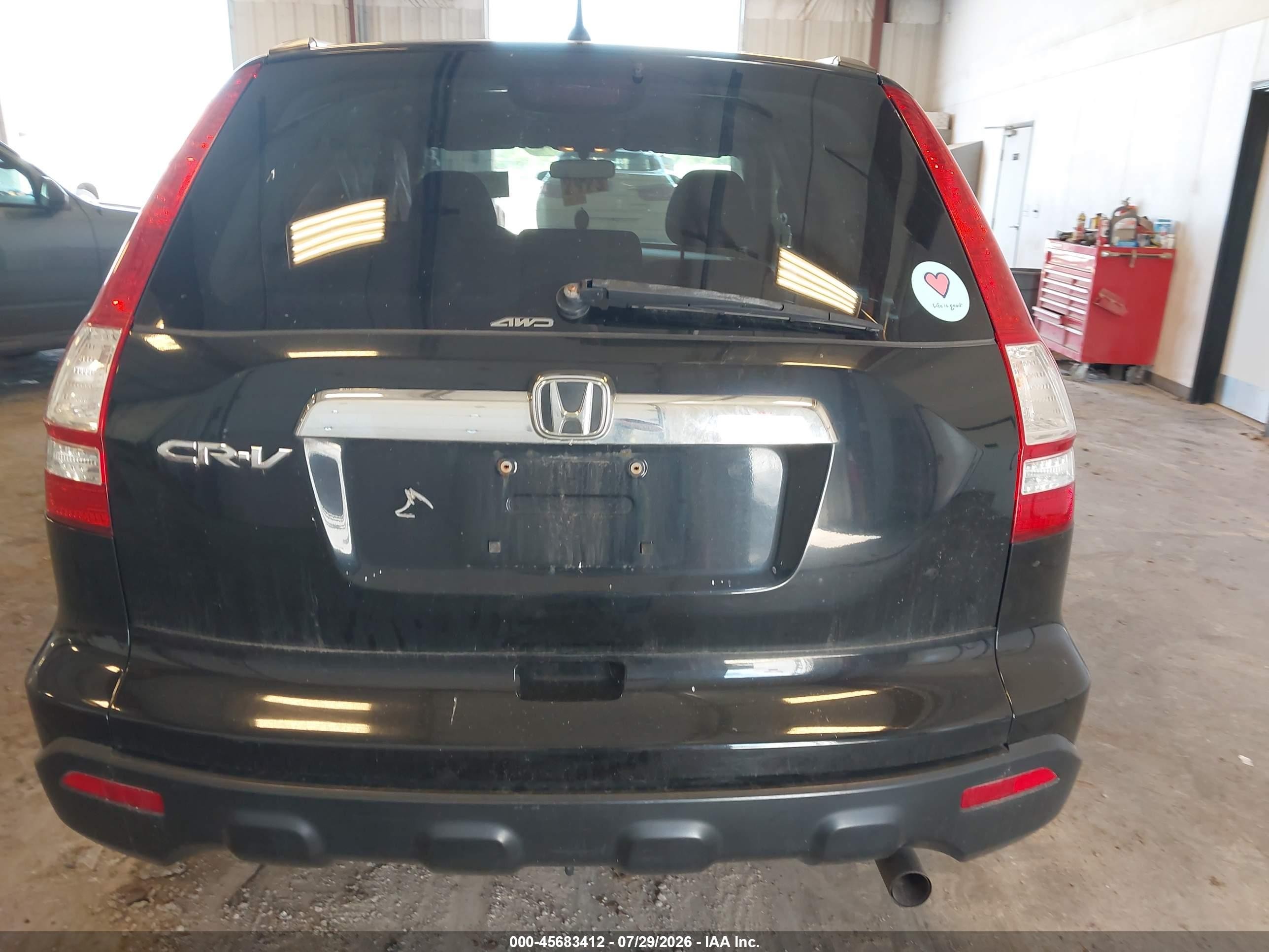2009 Honda Cr-v Ex Black vin: 5J6RE48589L014847