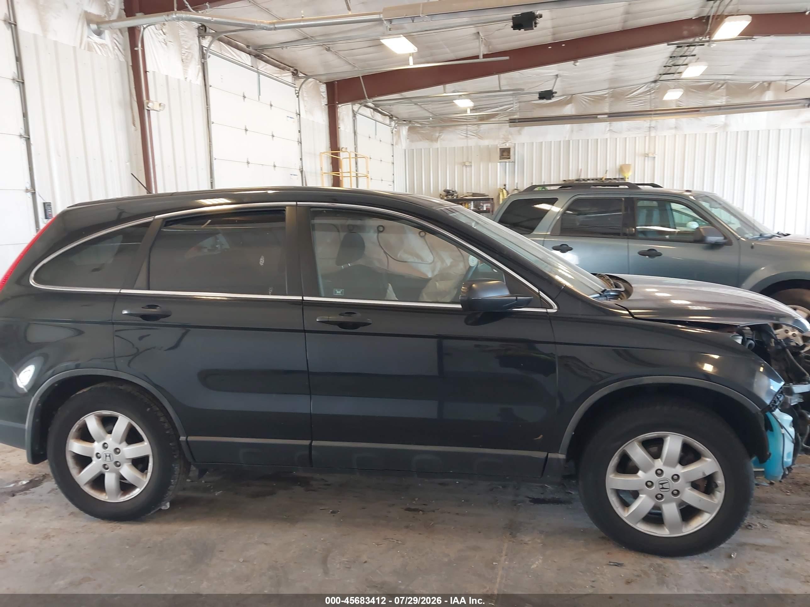 2009 Honda Cr-v Ex Black vin: 5J6RE48589L014847