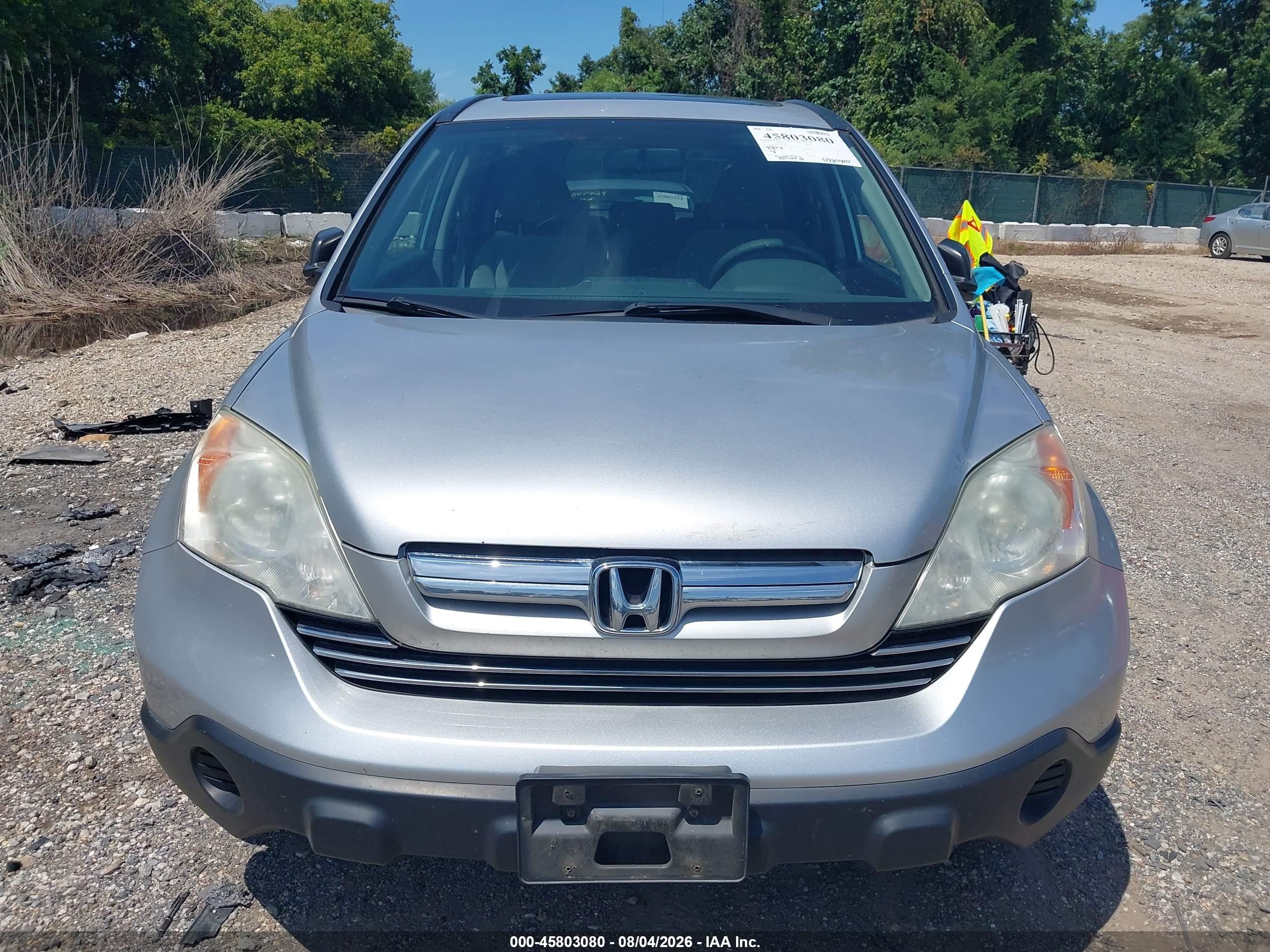 2009 Honda Cr-v Ex Silver vin: 5J6RE48589L020440
