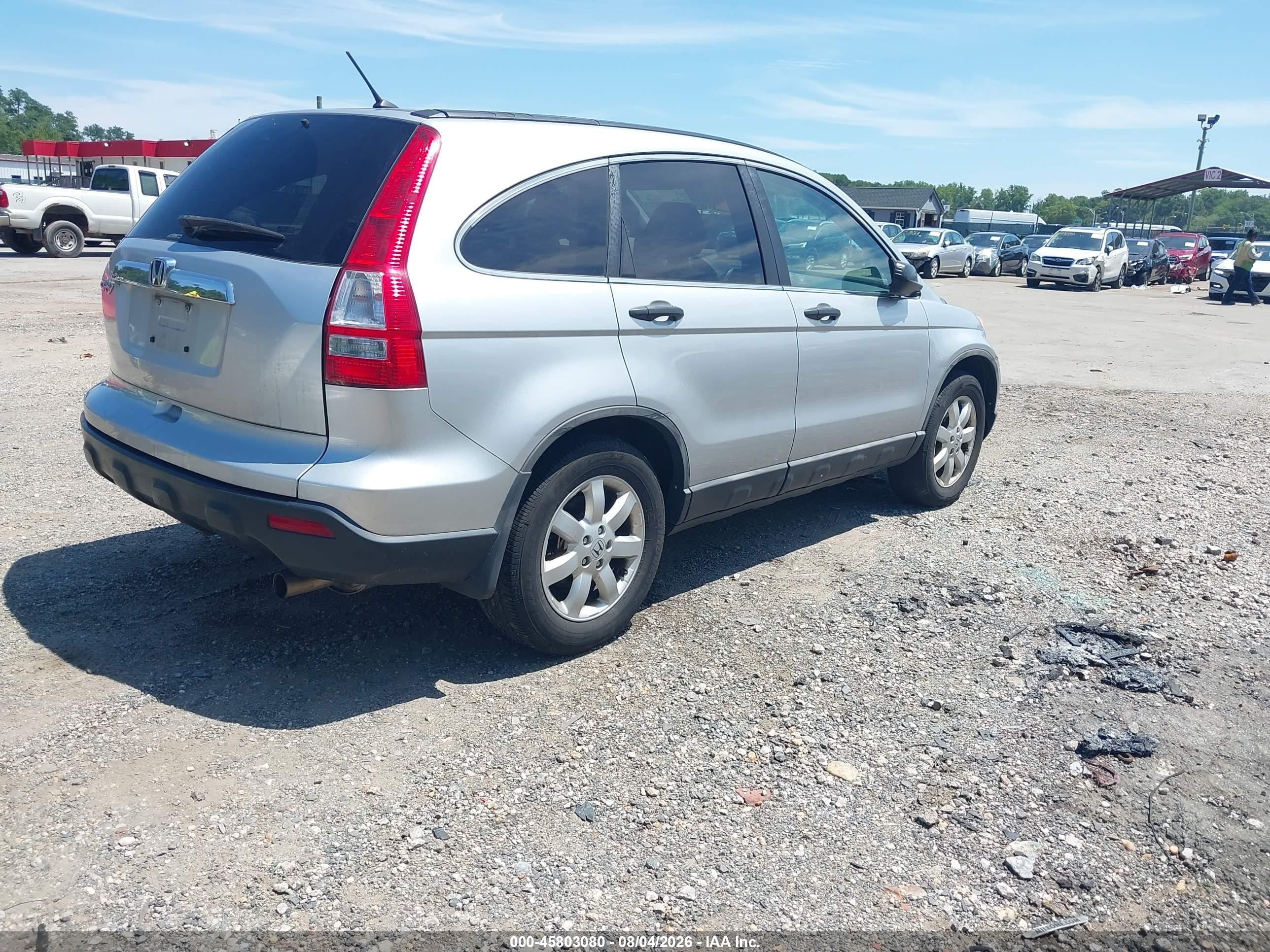 2009 Honda Cr-v Ex Silver vin: 5J6RE48589L020440