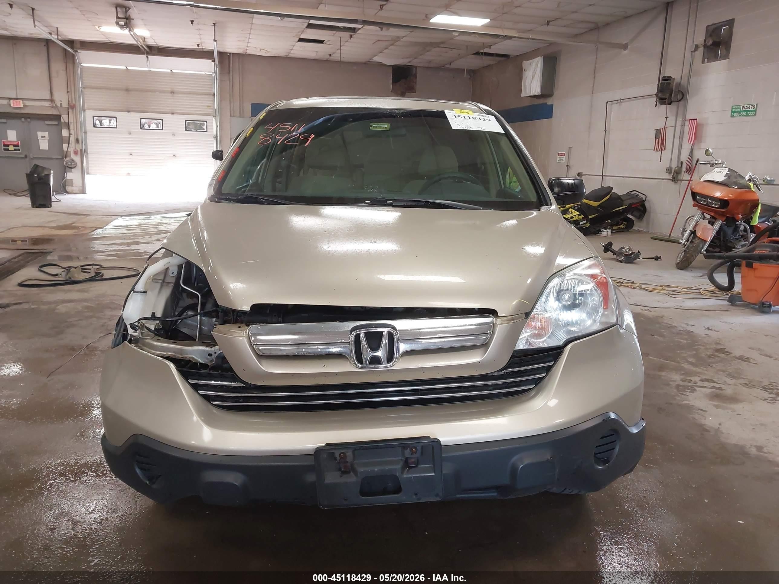 2009 Honda Cr-v Ex Gold vin: 5J6RE48589L054572