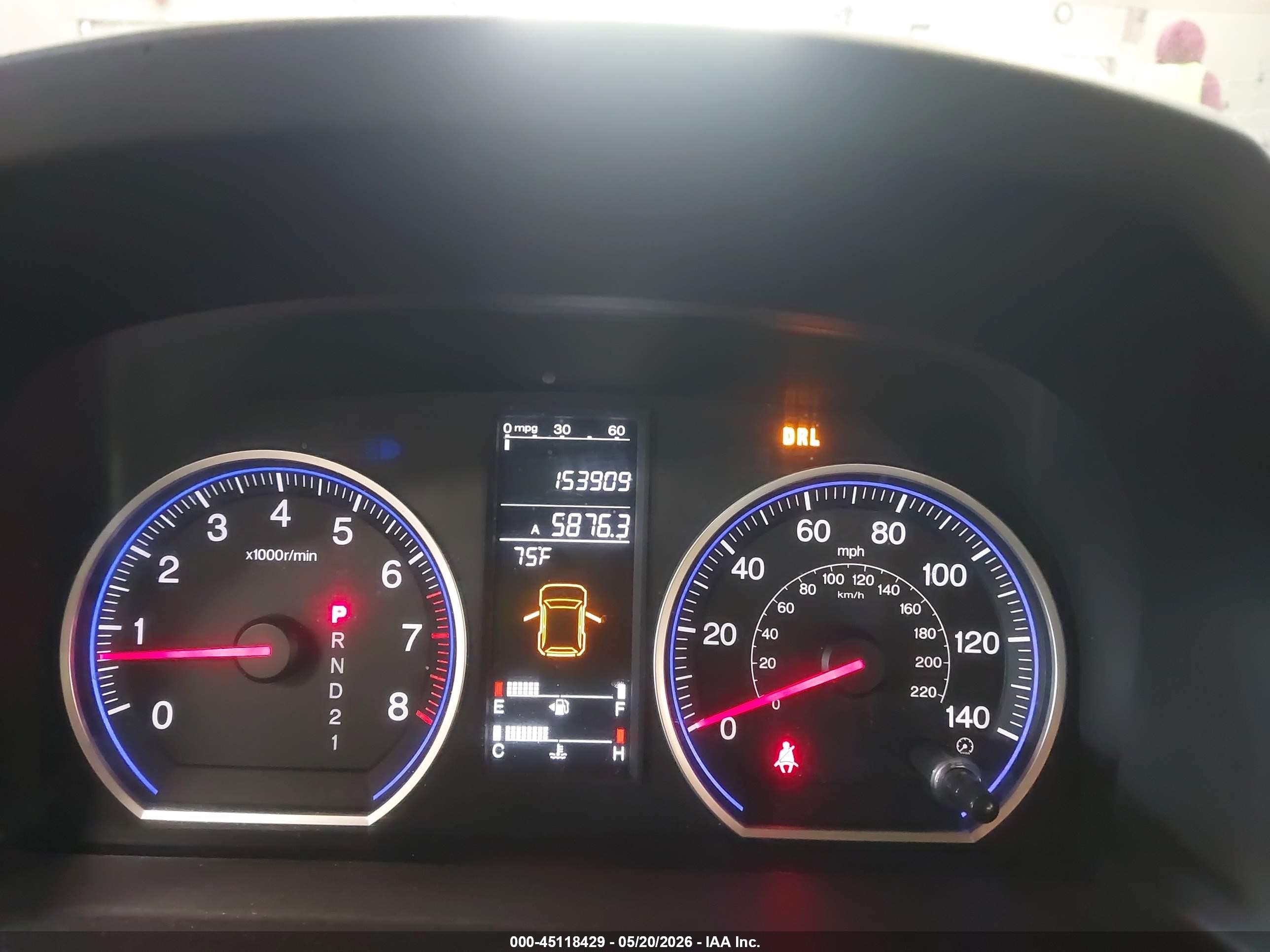 2009 Honda Cr-v Ex Gold vin: 5J6RE48589L054572