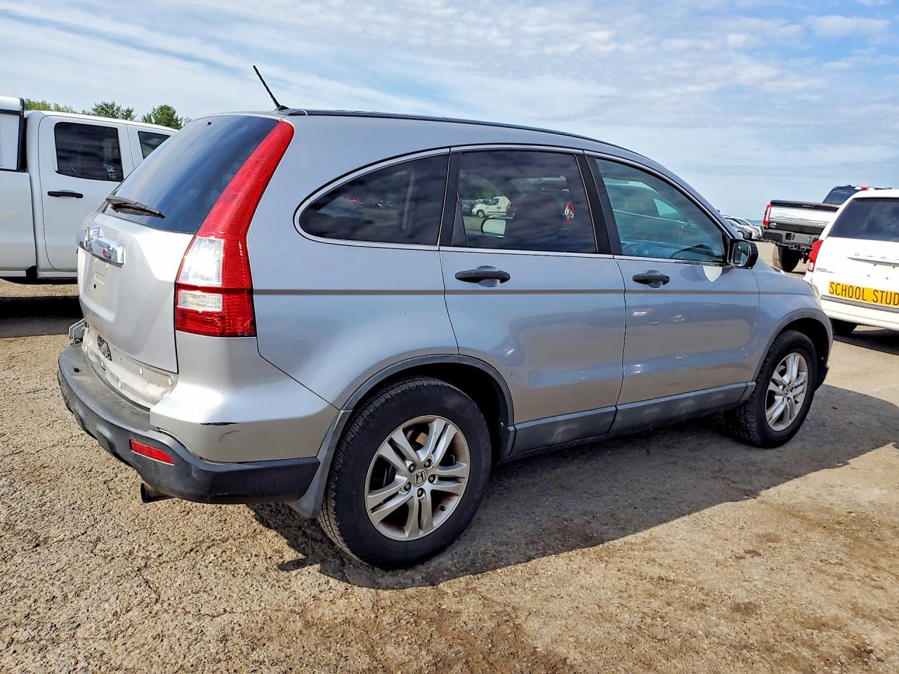 2008 Honda Cr-v Ex Gray vin: 5J6RE48598L003404