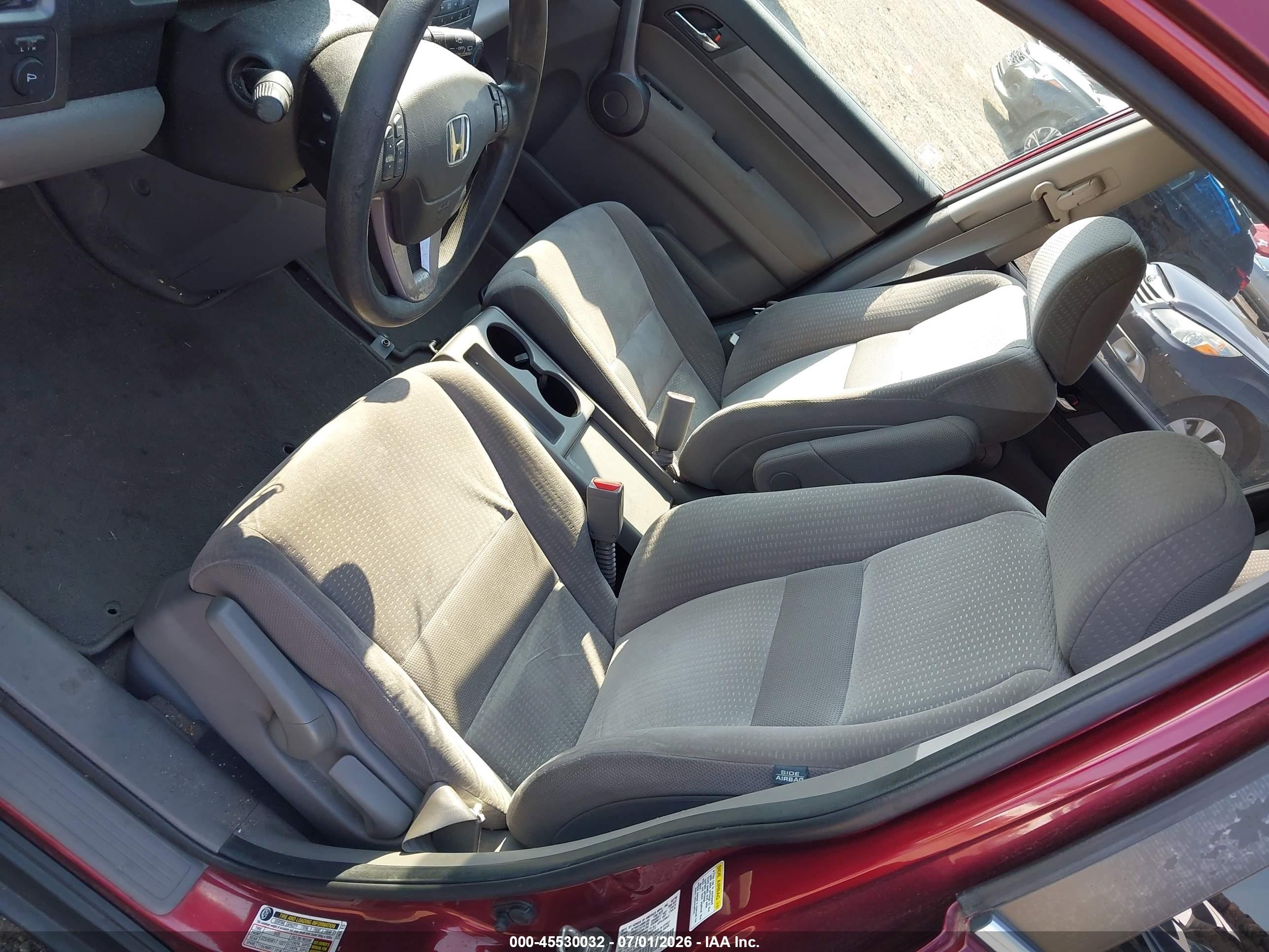 2008 Honda Cr-v Ex Red vin: 5J6RE48598L009347