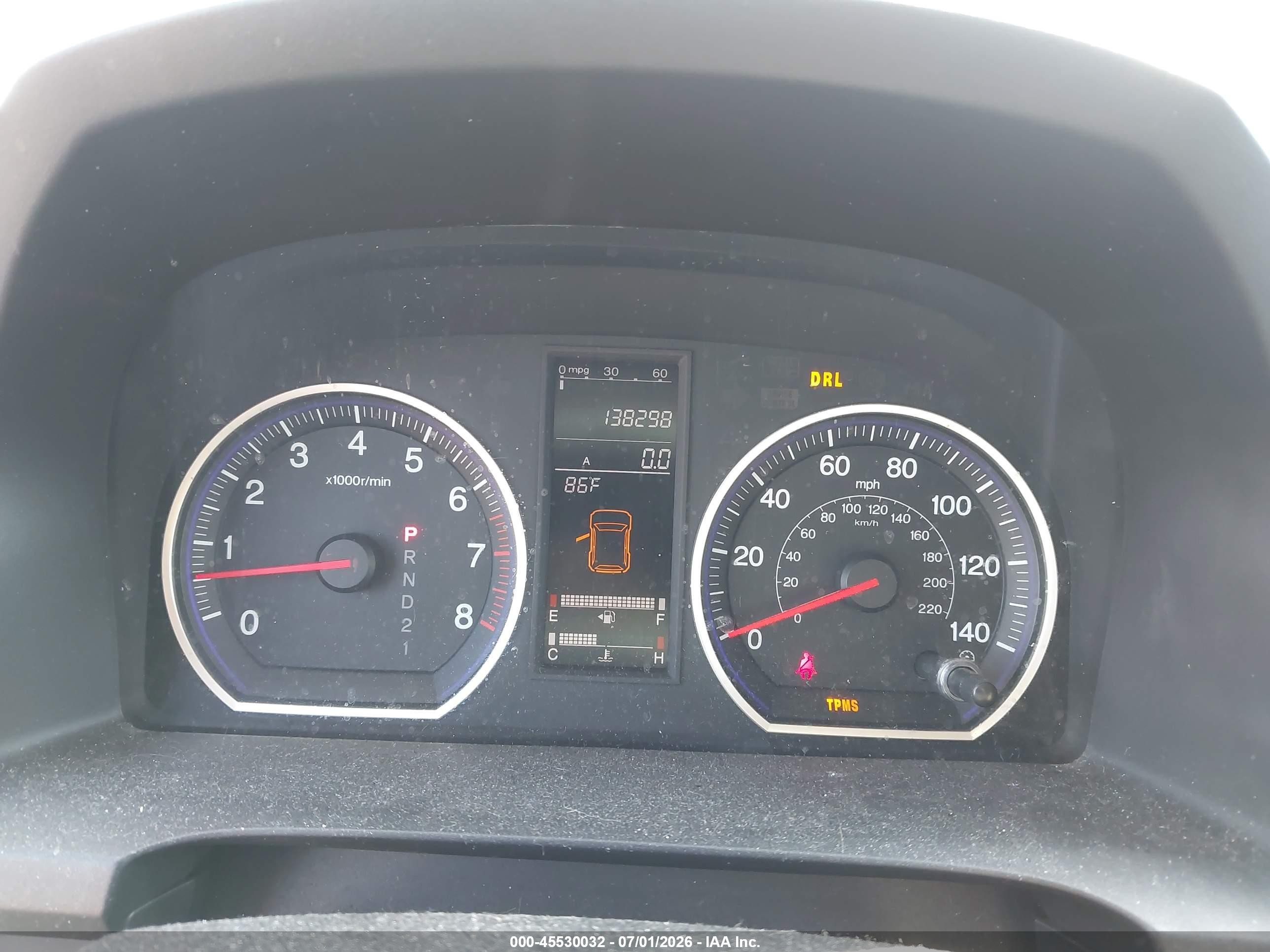 2008 Honda Cr-v Ex Red vin: 5J6RE48598L009347